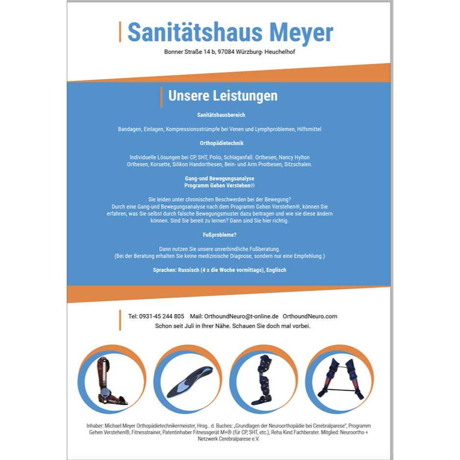 Logo von Sanitätshaus Orthopädietechnik Meyer