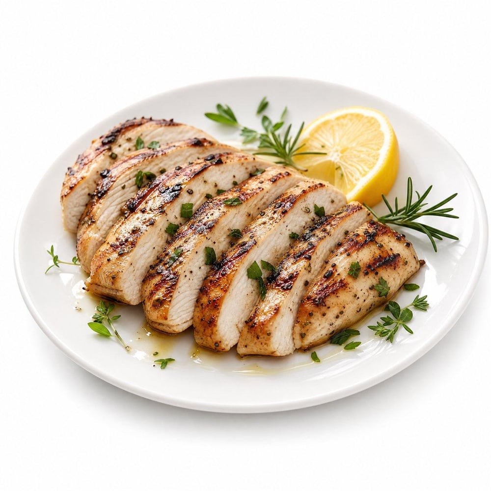 Side of grilled chicken