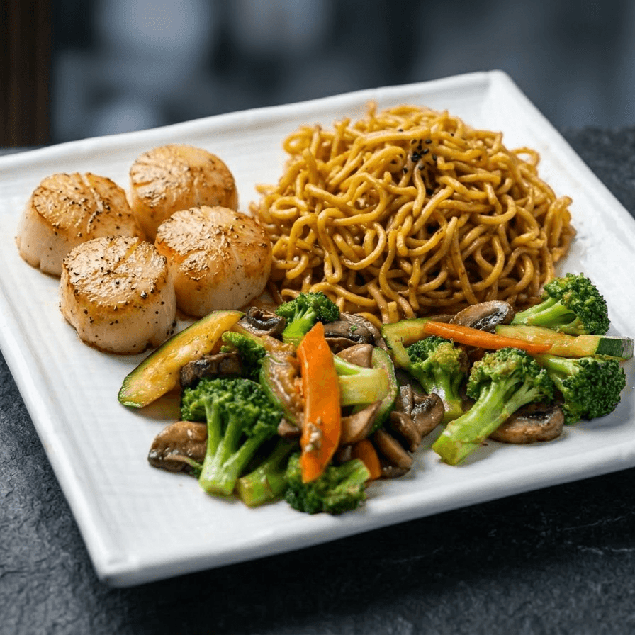 Scallop Hibachi (Lunch)