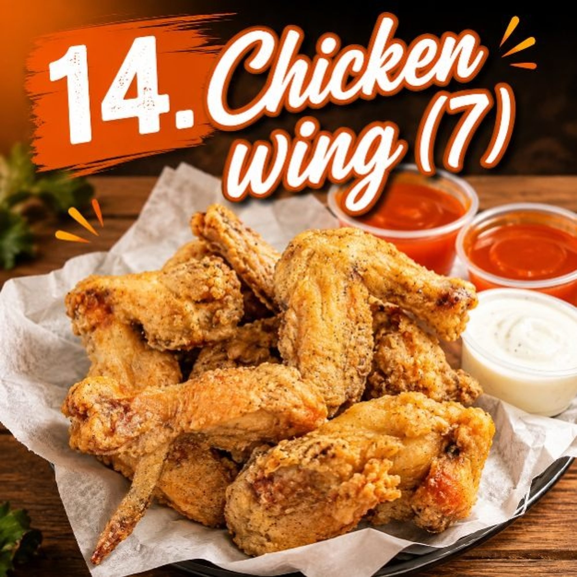 14. Sumo Chicken Wings