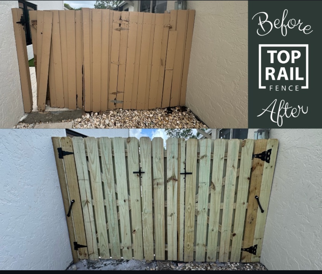 Top Rail Fence Pompano Beach Image