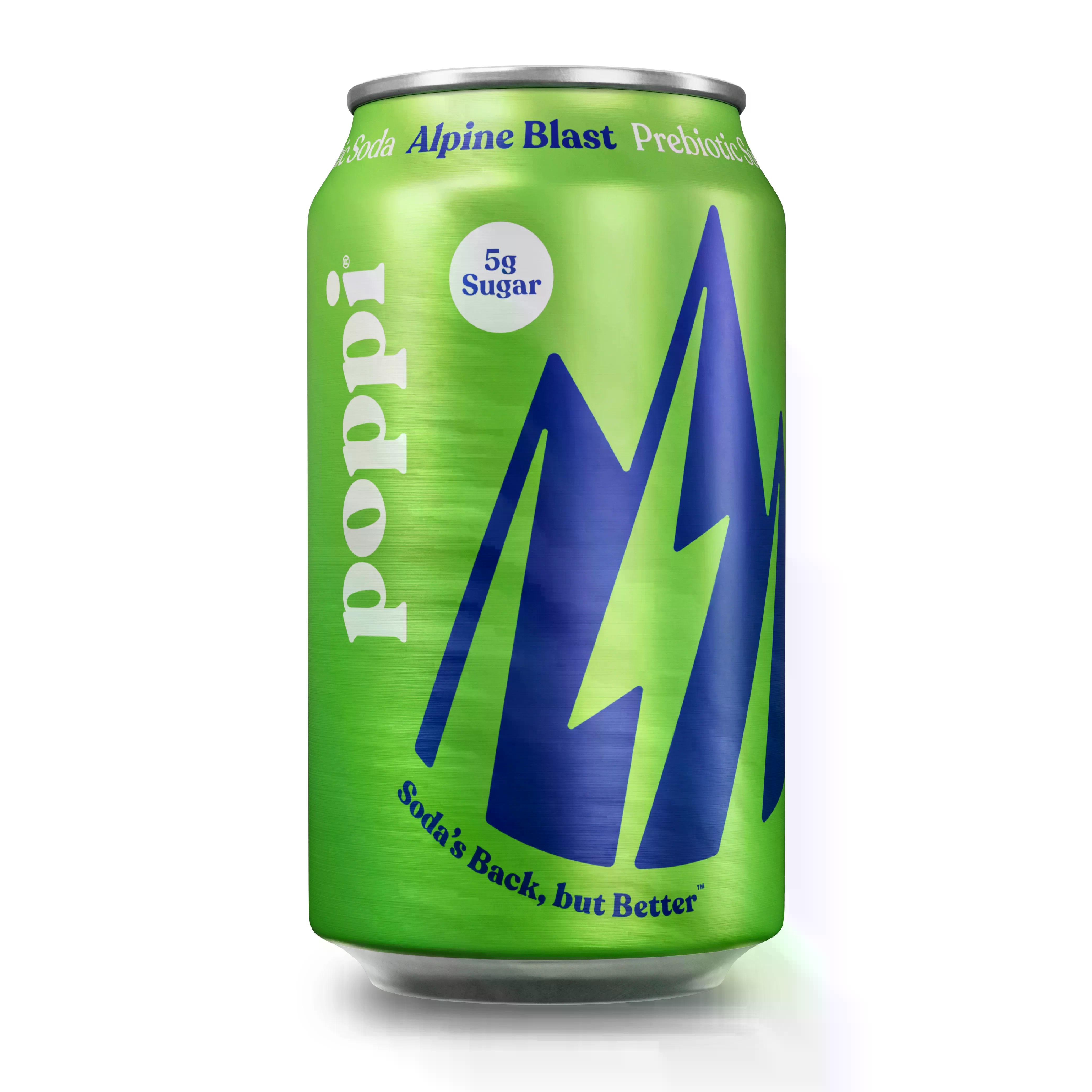 Poppi Alpine Blast 12oz can