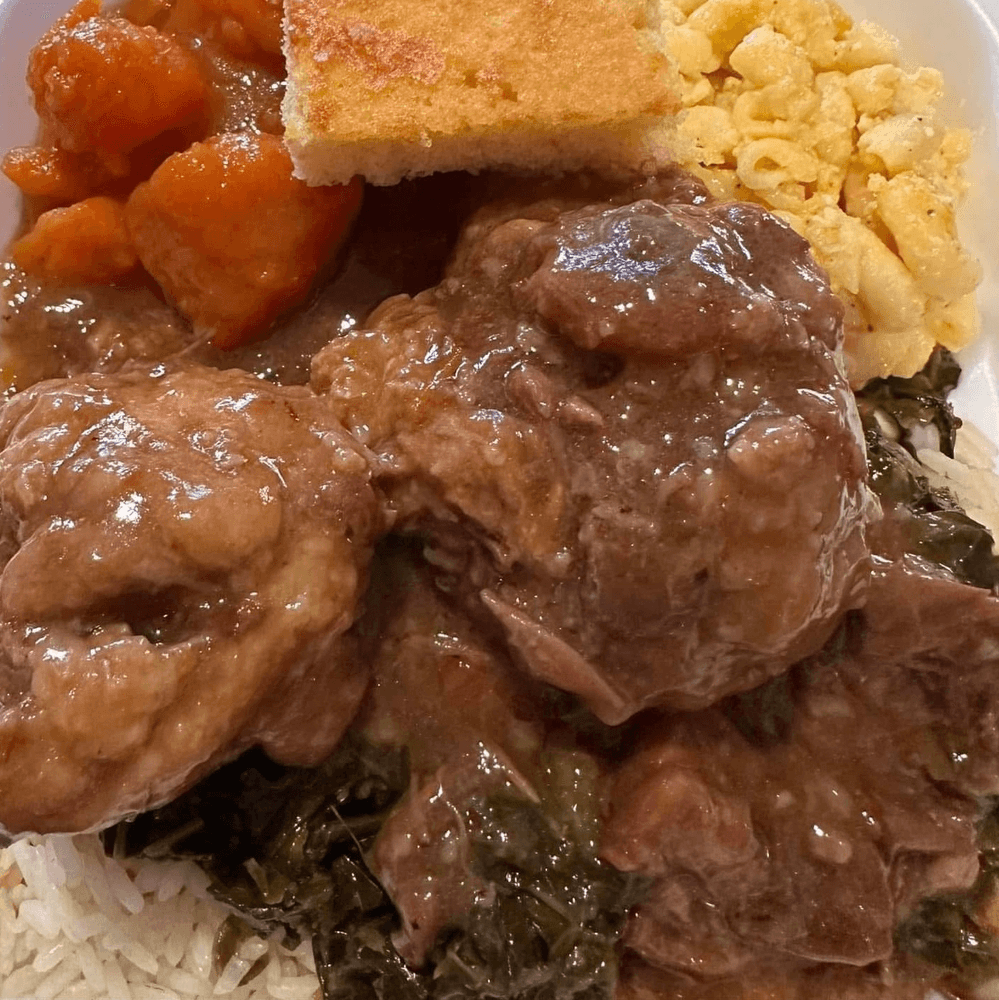 Oxtails with 4 Sides