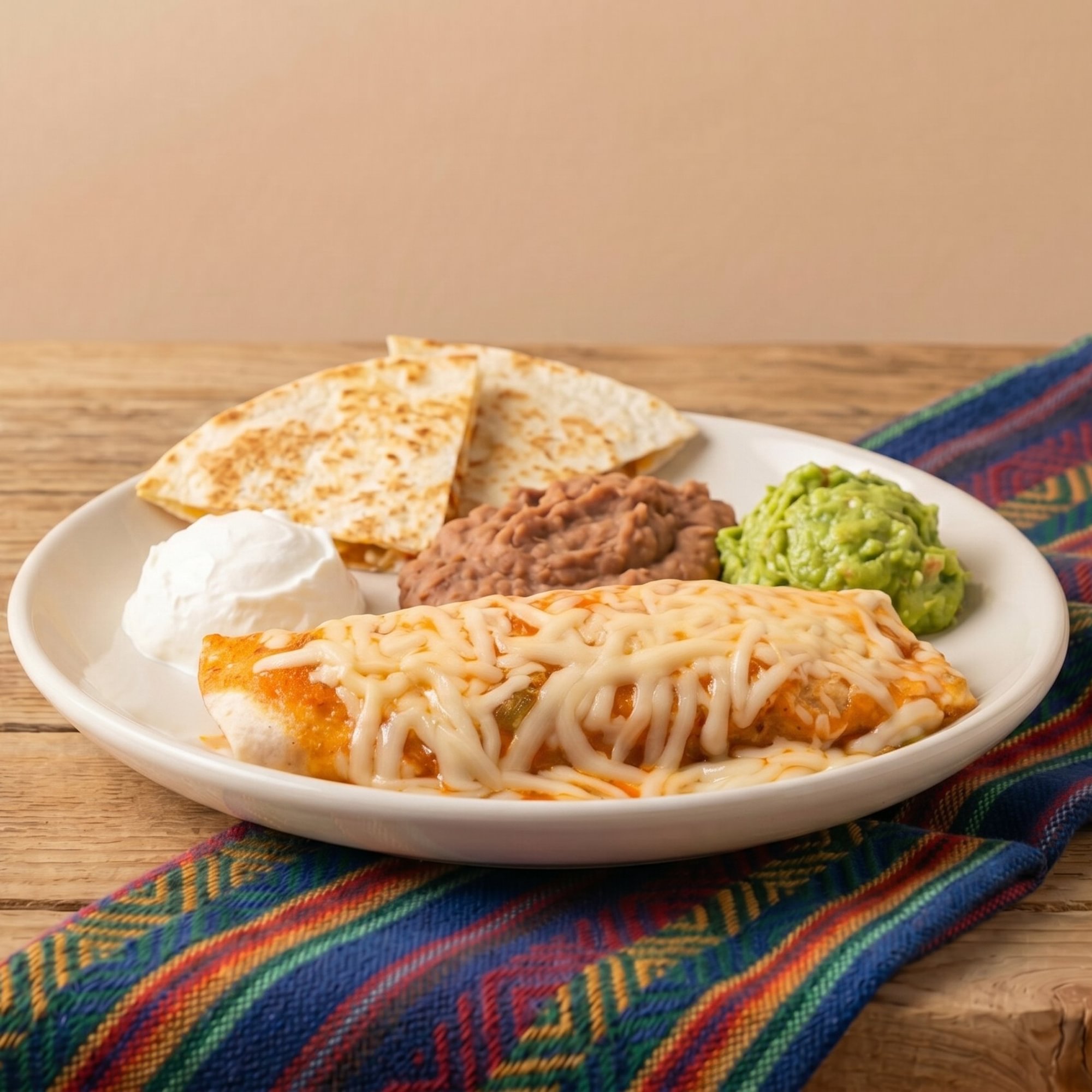 Burrito and Quesadilla