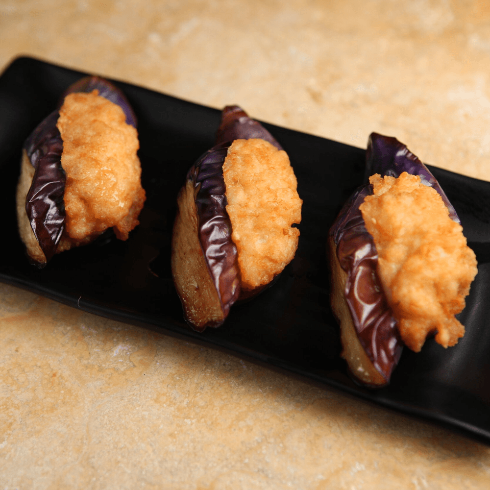 Fried Stuffed Eggplant