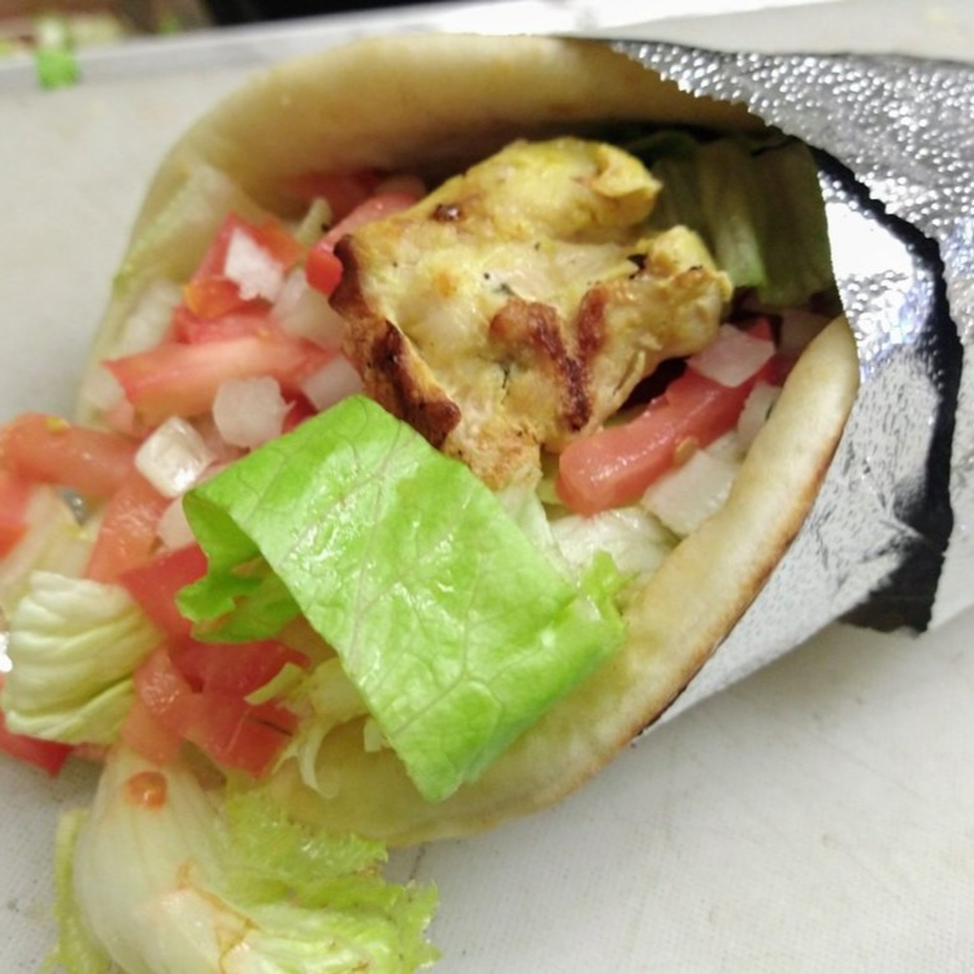 Chicken Kabob Wrap