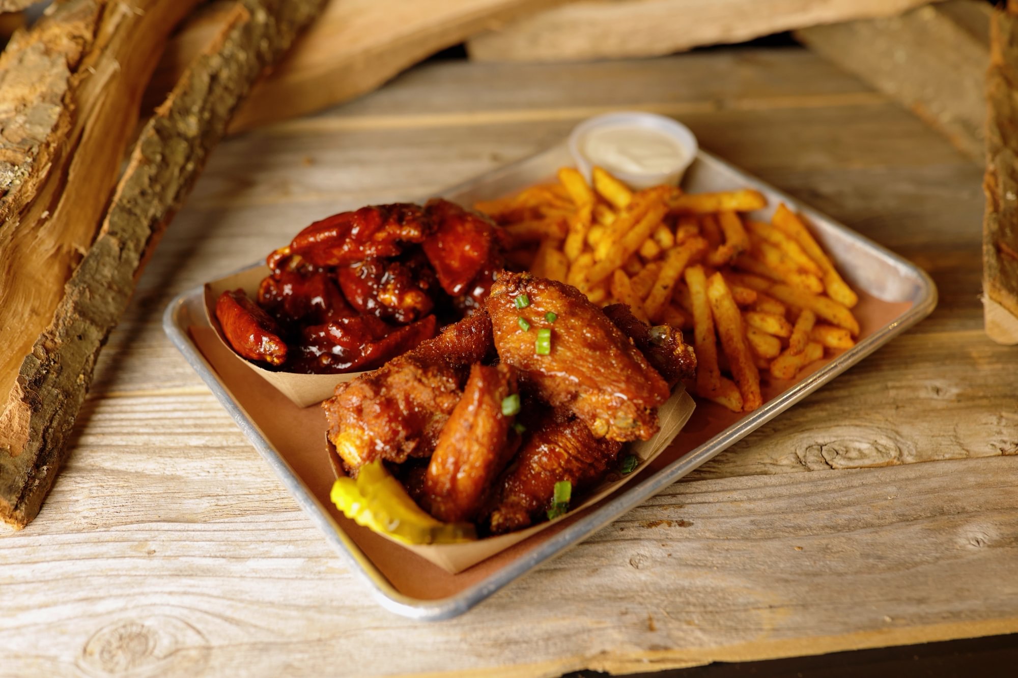 Wings W/Fries