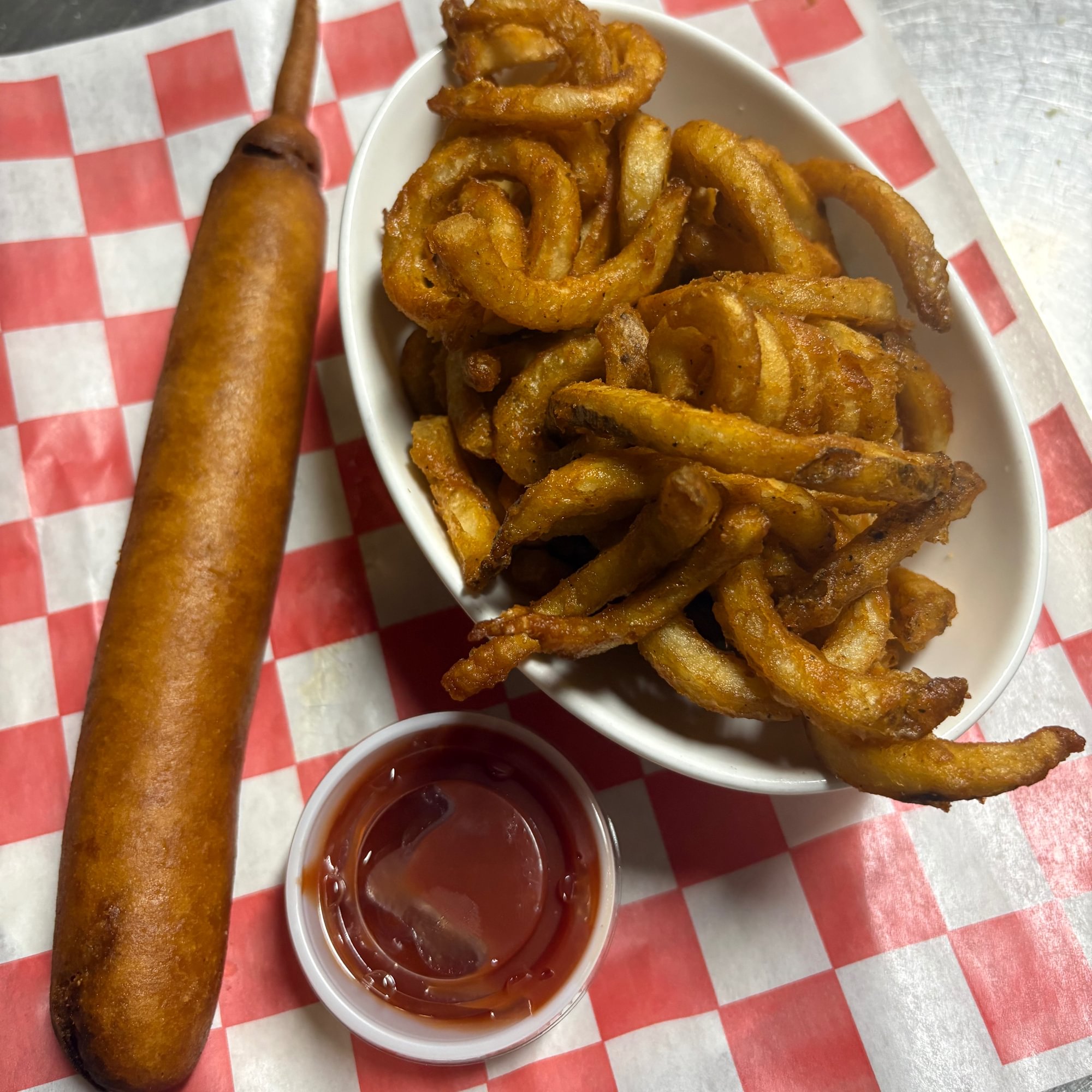 Kids Corn Dogs and Fries