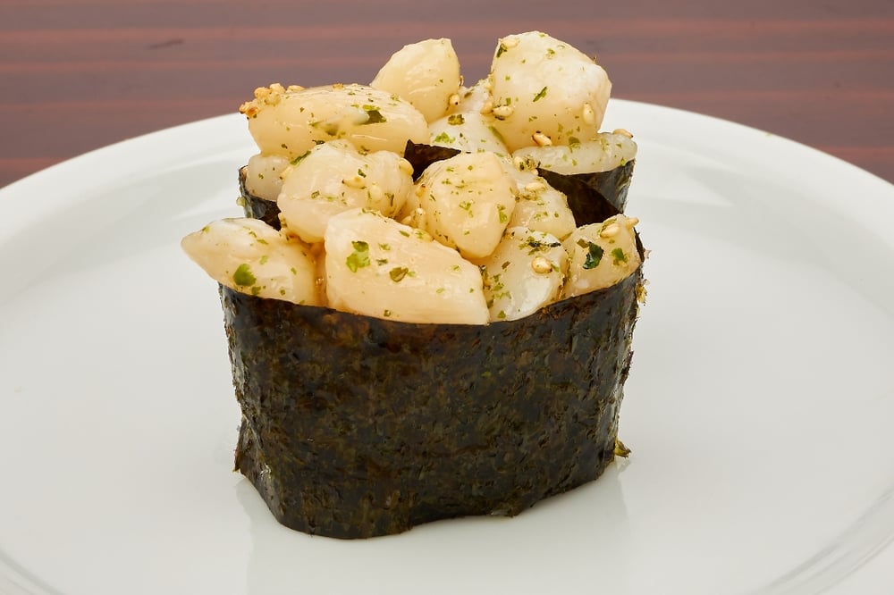 Bay Scallop Sushi