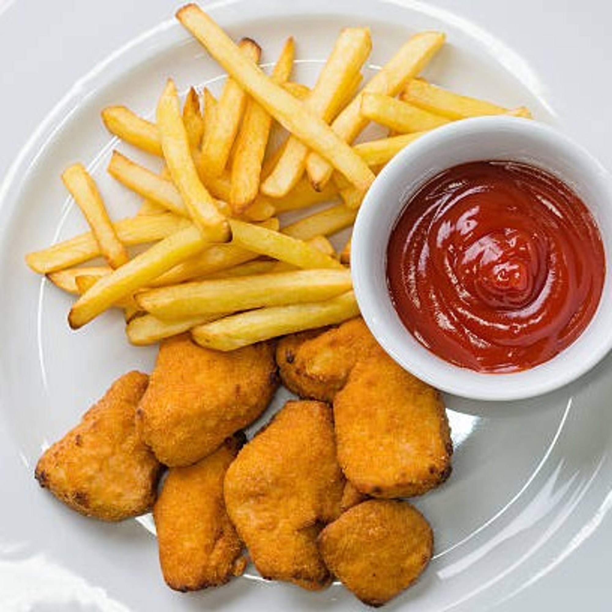 Chicken Nugget and Fries