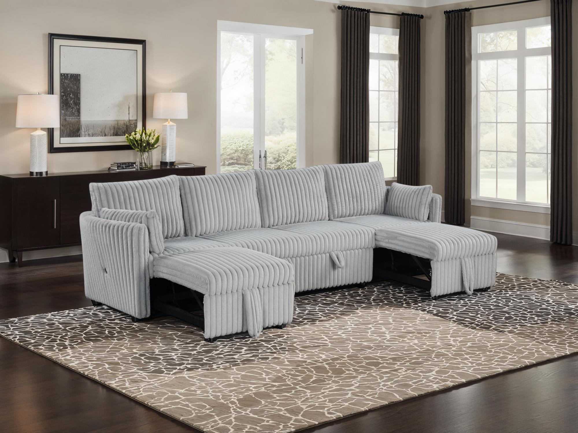 Denholme Sectional - Gray
