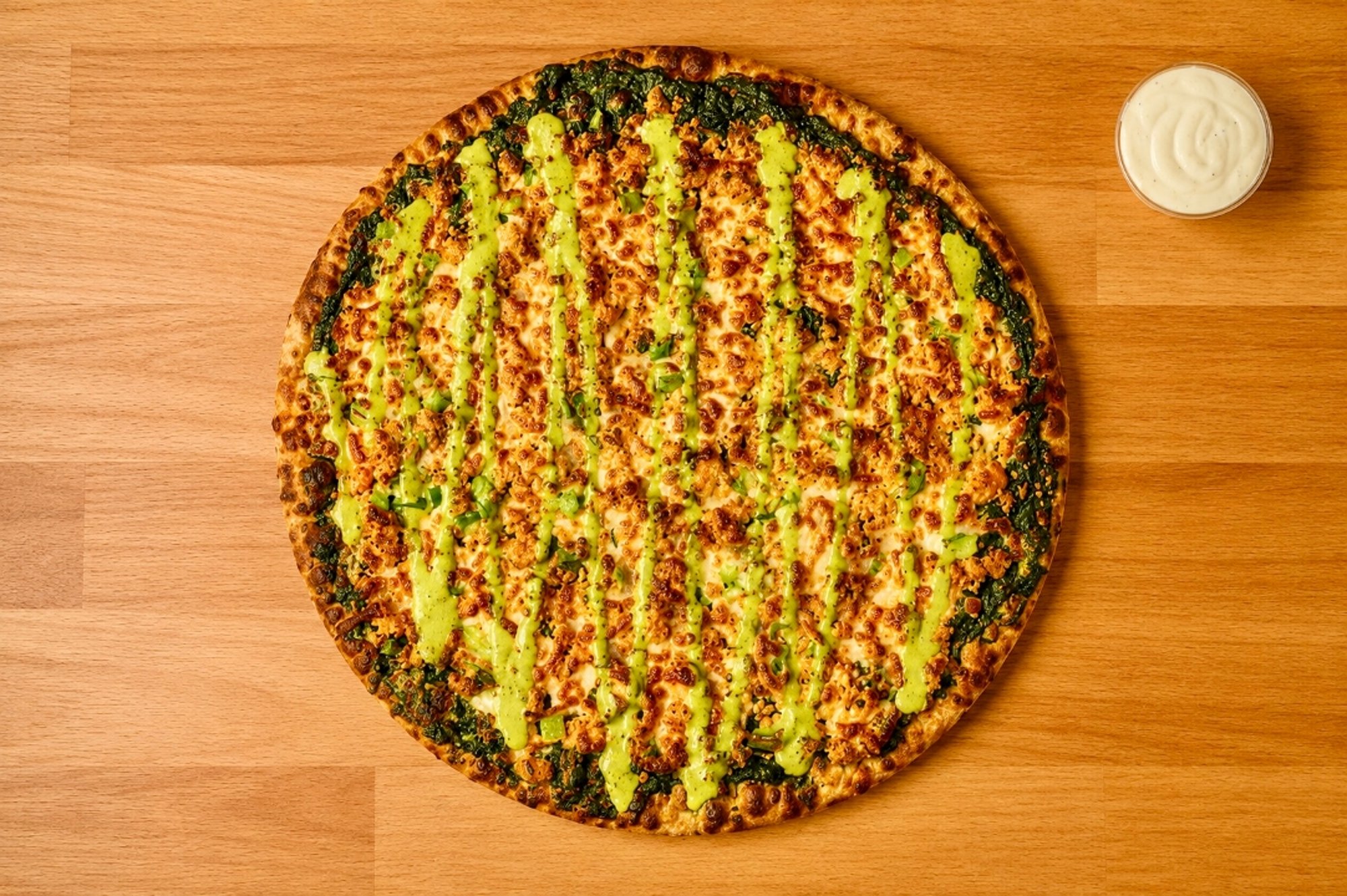 Palak Paneer Pizza