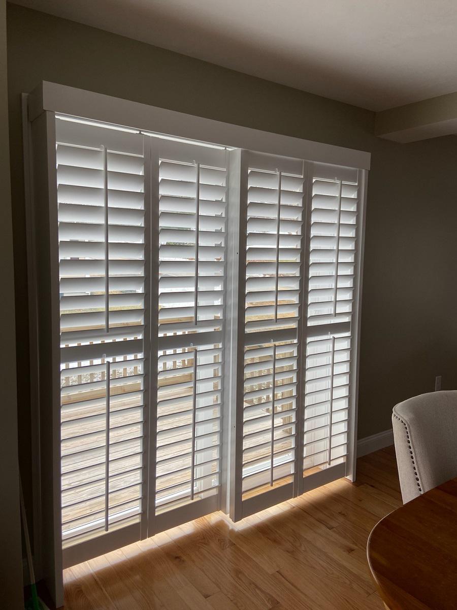 Our Sliding ByPass Shutters are an easy and effective way to add an architectural flair to your home. These sliders are a great way to add a customizable window covering to your doorways.  BudgetBlindsWorcesterHolden  SlidingByPassShutters  FreeConsultation