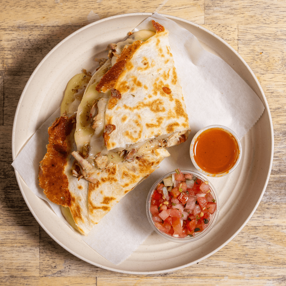 10 Quesadillas Pork or Chicken