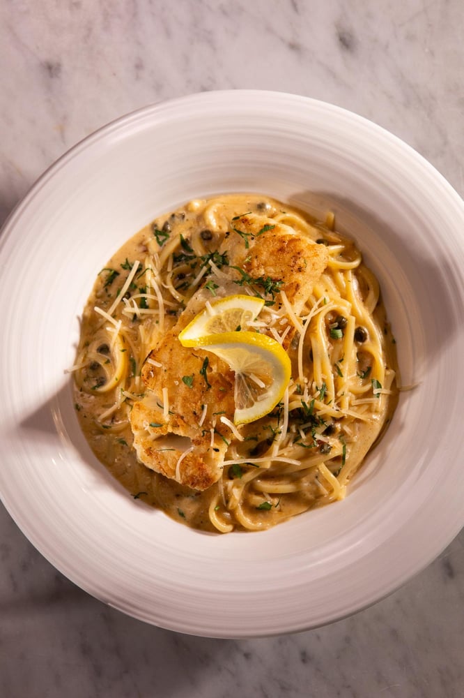 Piccata Cod Linguini