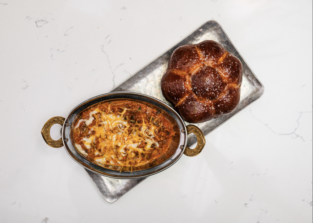 Baked Pav Bhaji
