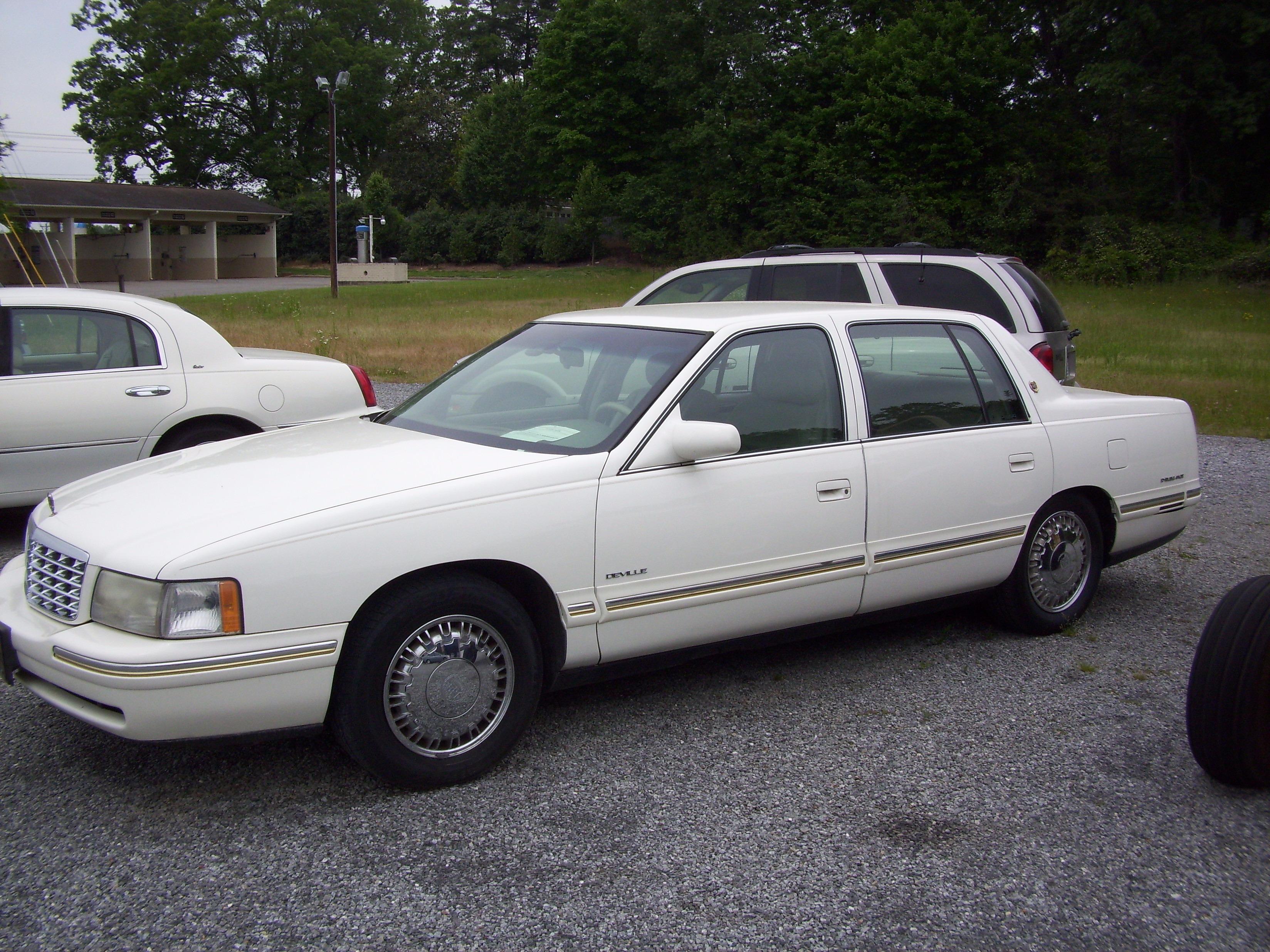 1997 Cadillac DeVille, White w/Tan Leather, 96K miles $1,950