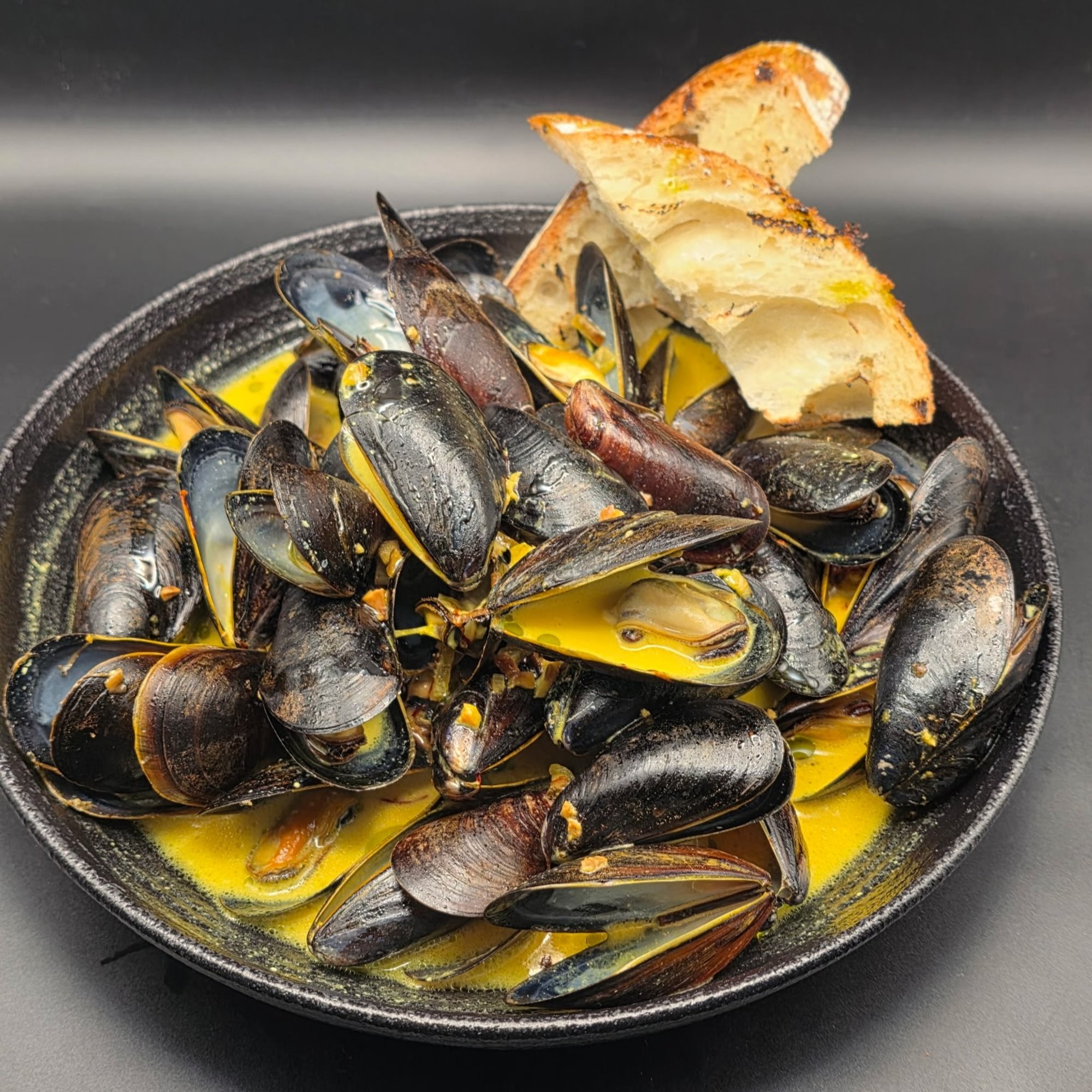 Steamed Mussels