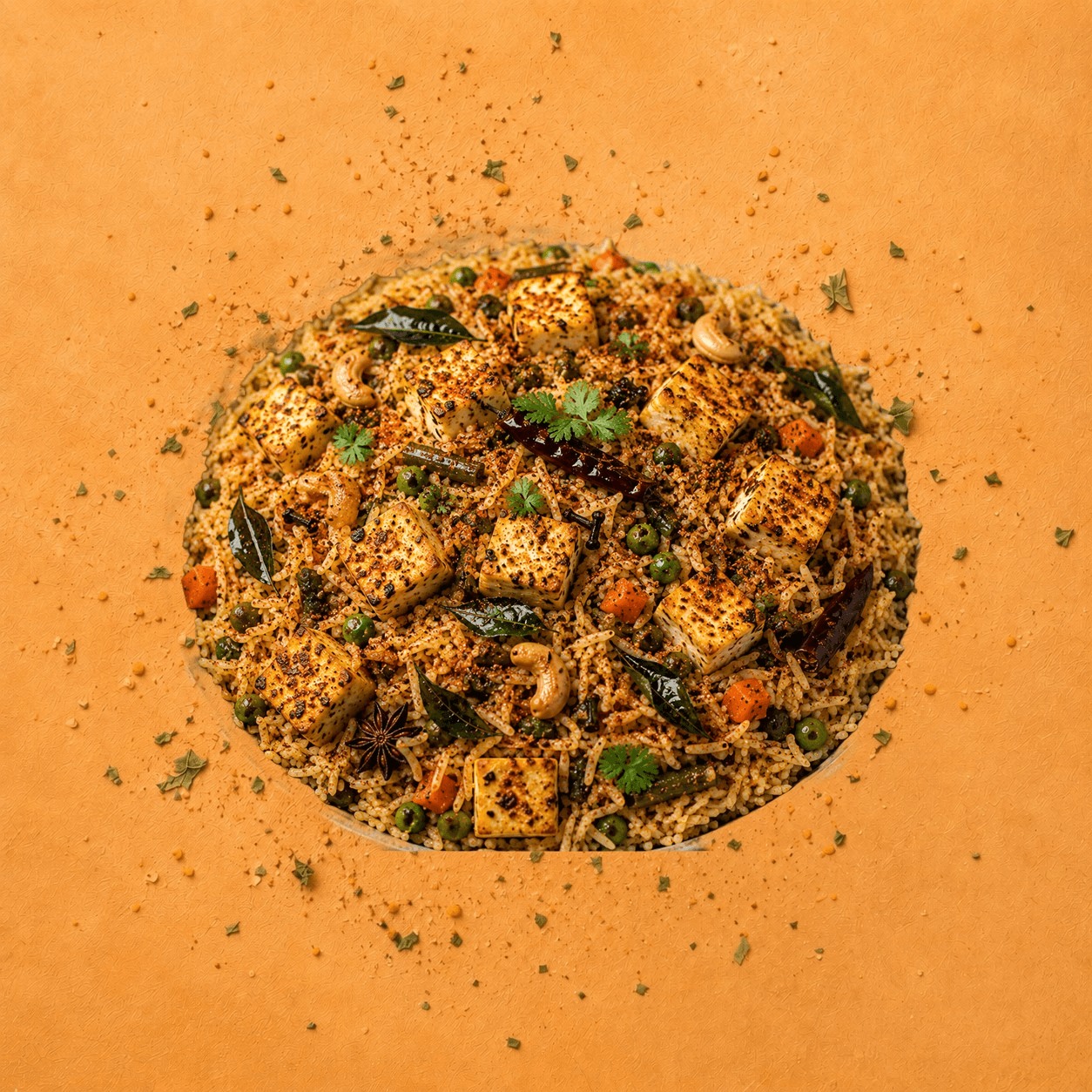 Karampodi Paneer Pulao