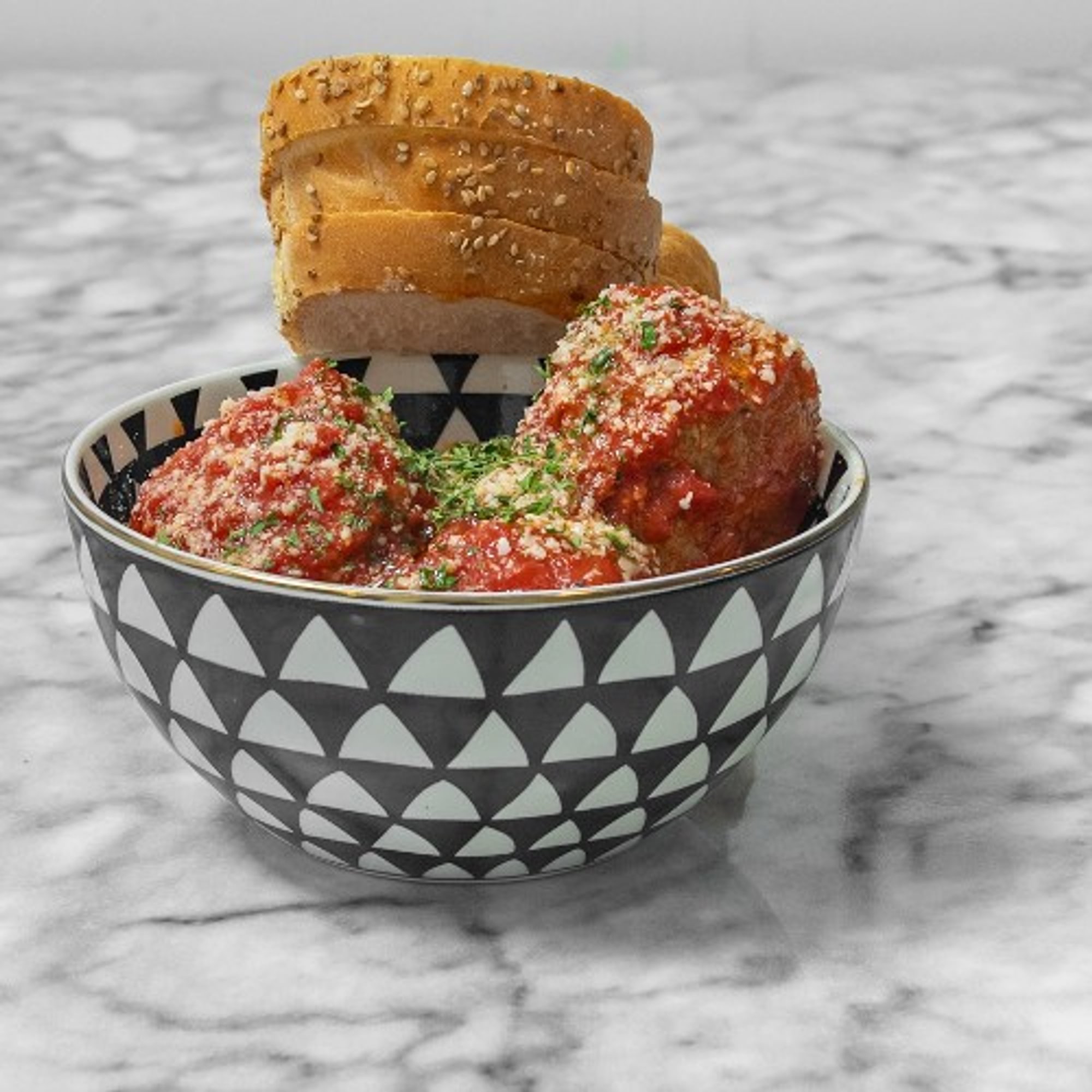Bowl of Memas' Meatballs