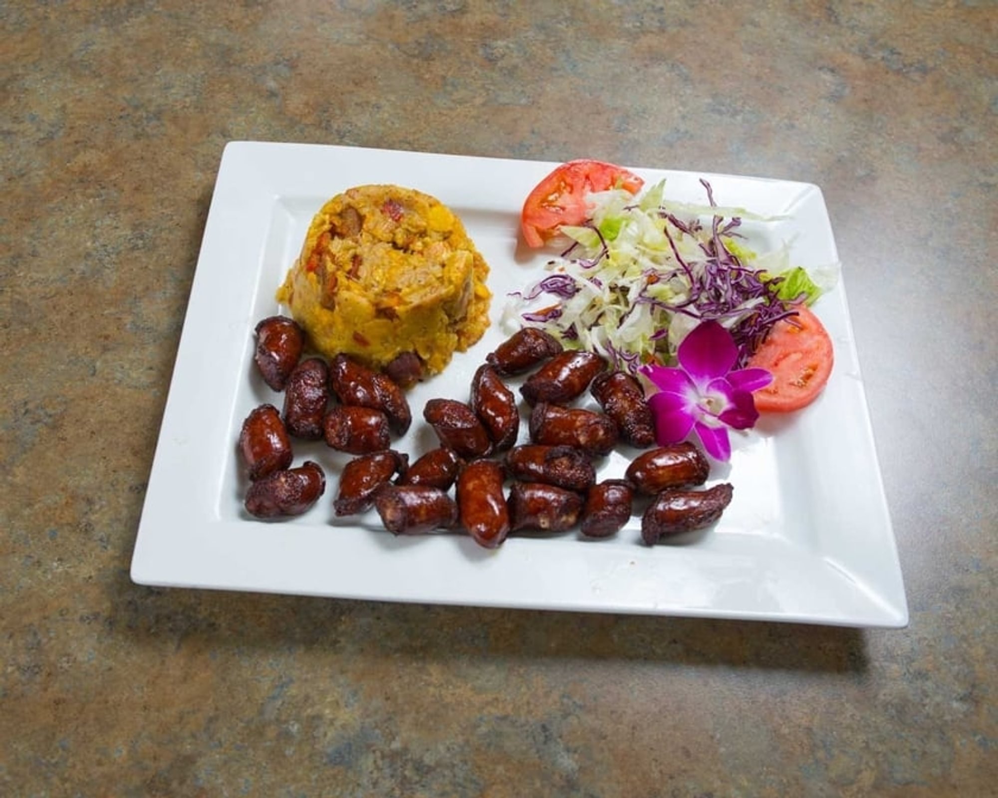 Mofongo De Longaniza / Sausage Mofongo