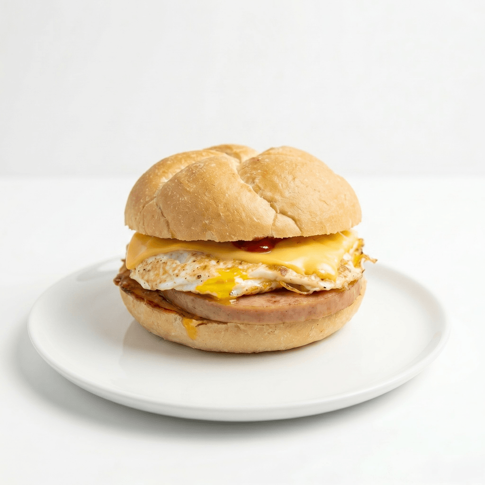 Pork Roll Egg Sandwich With Cheese