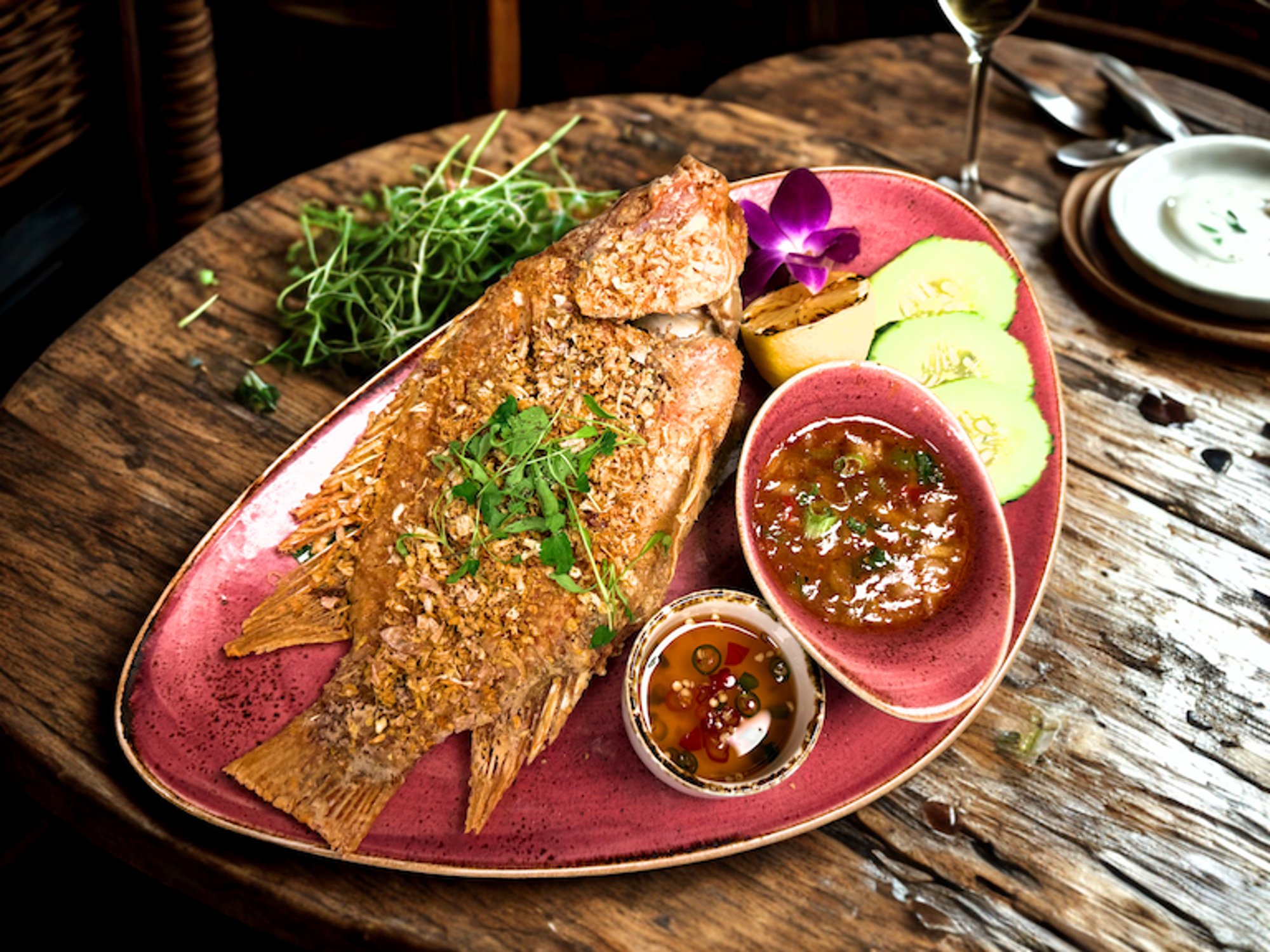 Whole Fried Tilapia