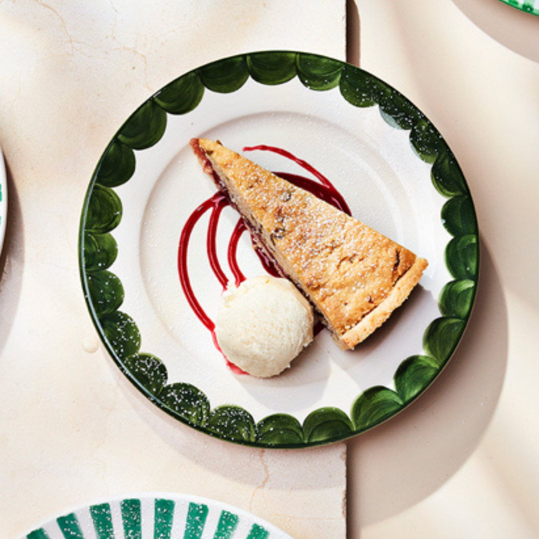 Pistachio & Raspberry Tart