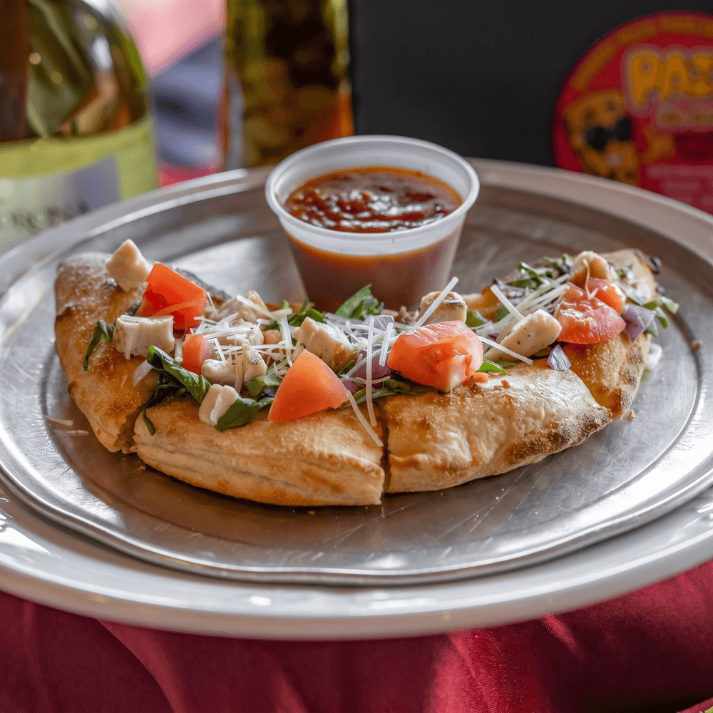 Chicken Alfredo Calzone