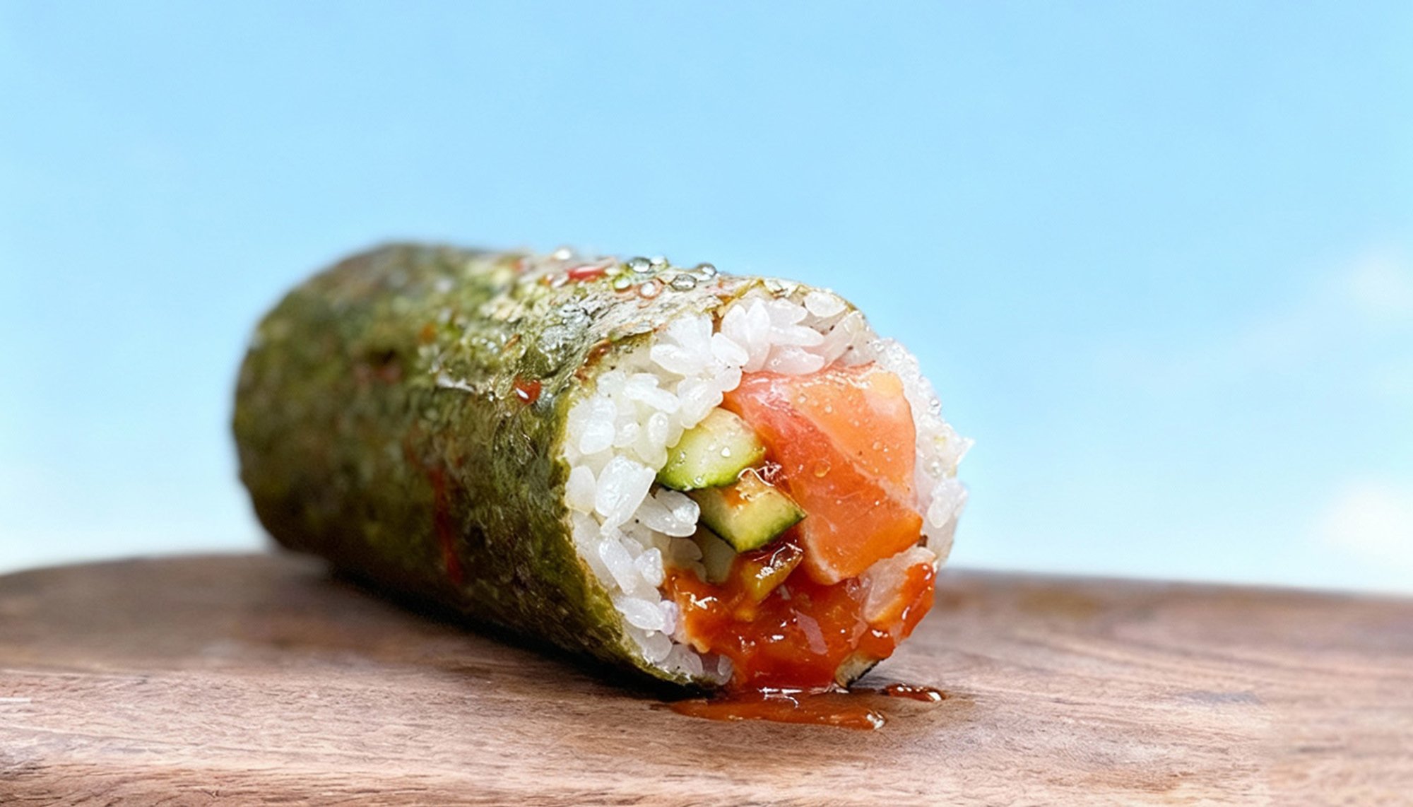 Spicy Salmon Handroll