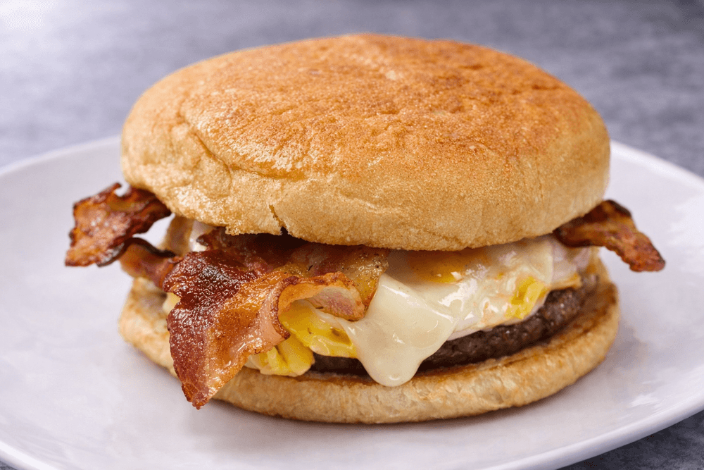 Sausage Patty, Egg and Cheese Sandwich