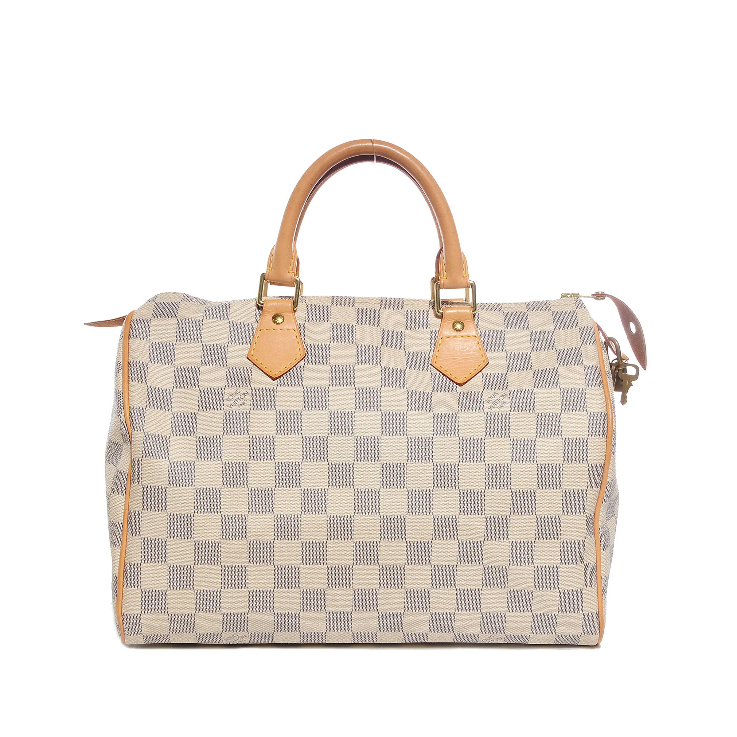 Pre-Loved Louis Vuitton Speedy 30 Damier Azur