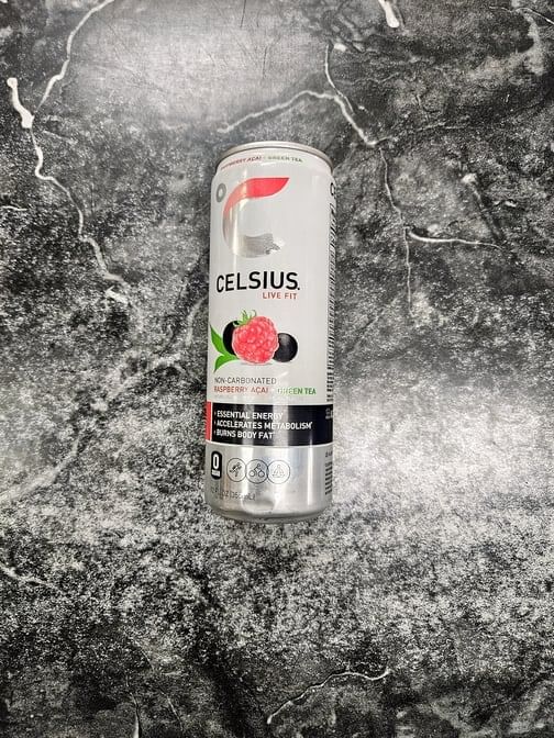 Celsius Raspberry Acai + Green Tea 12 Oz