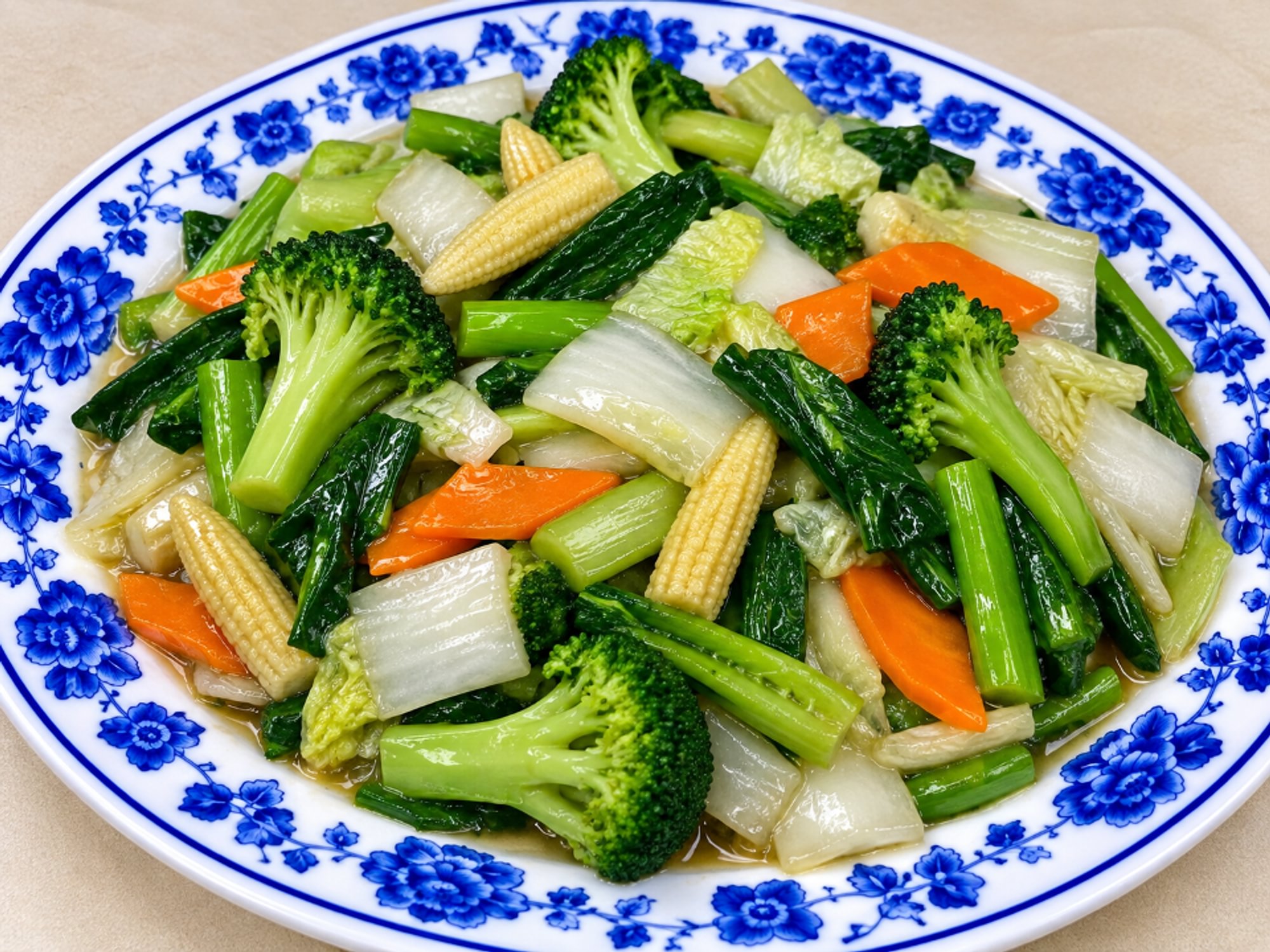 炒 瓜 菜 113.Mixed Vegetable