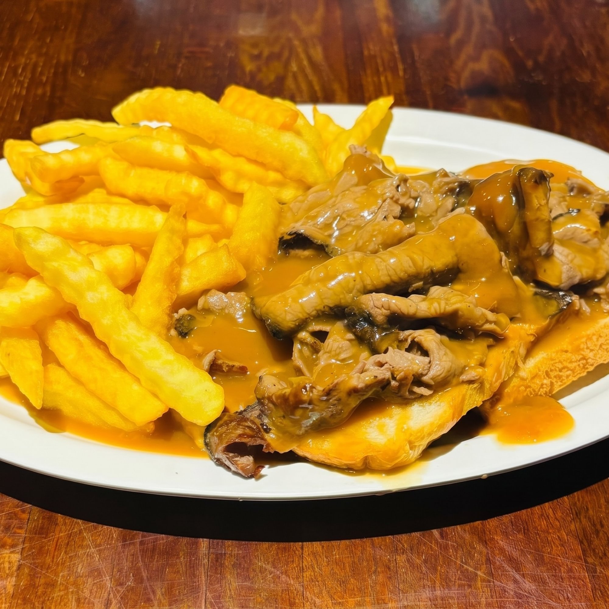 Open Faced Roast Beef Plate