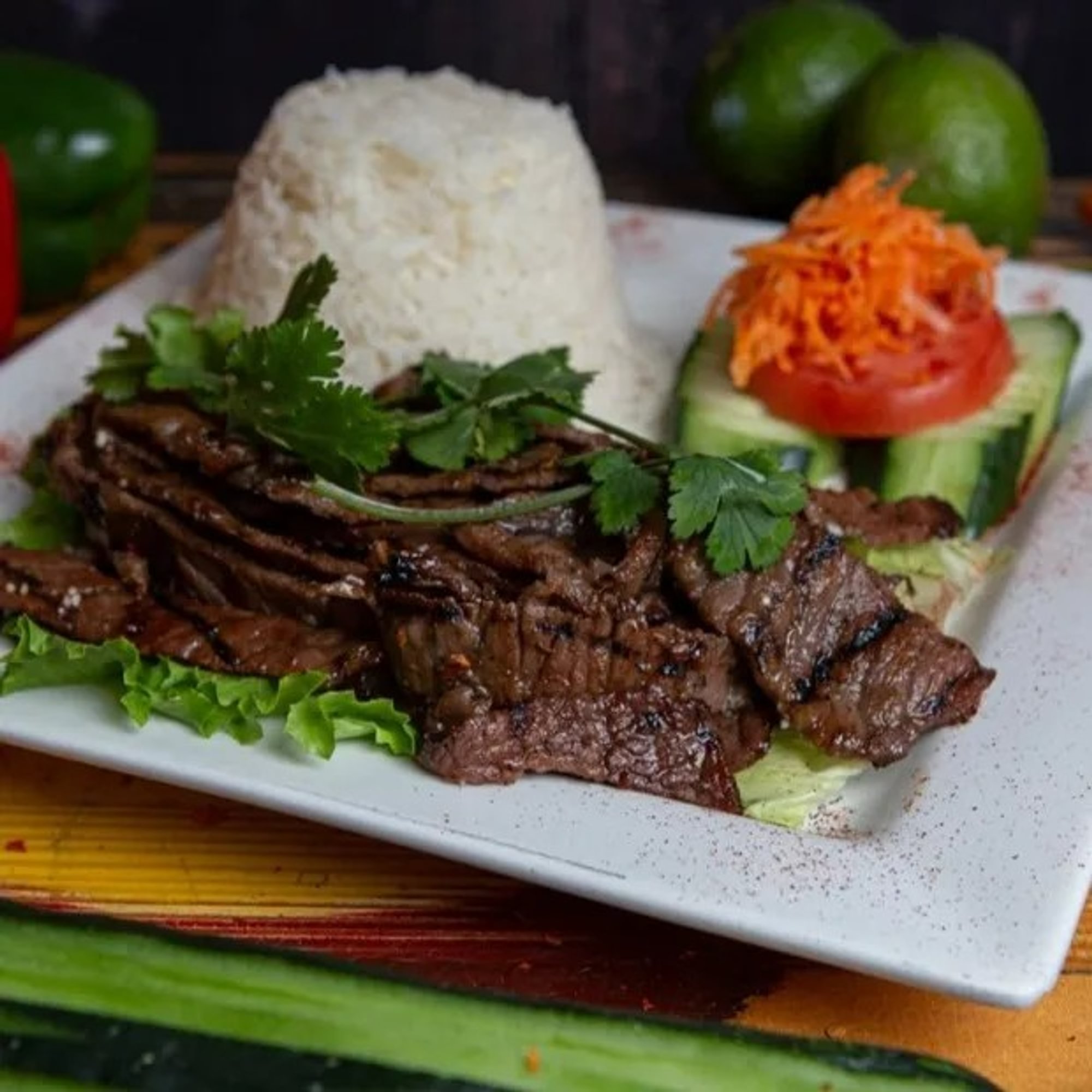 Grilled Beef Plate (Com Bo Nuong)