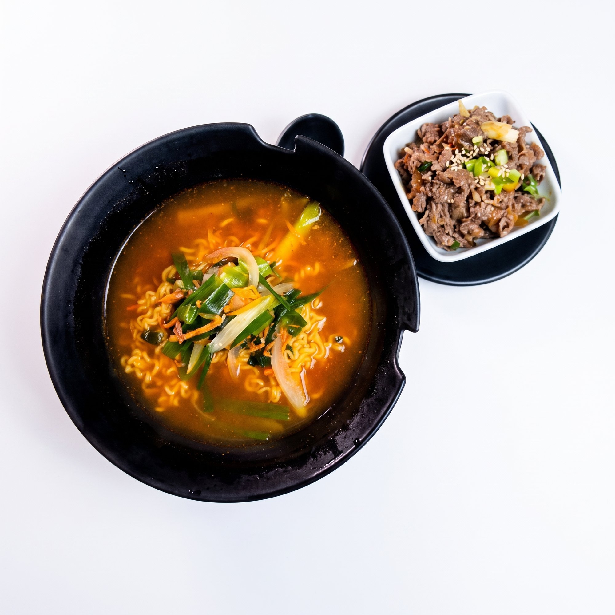 Korean Ramyun + Meat (8 oz)