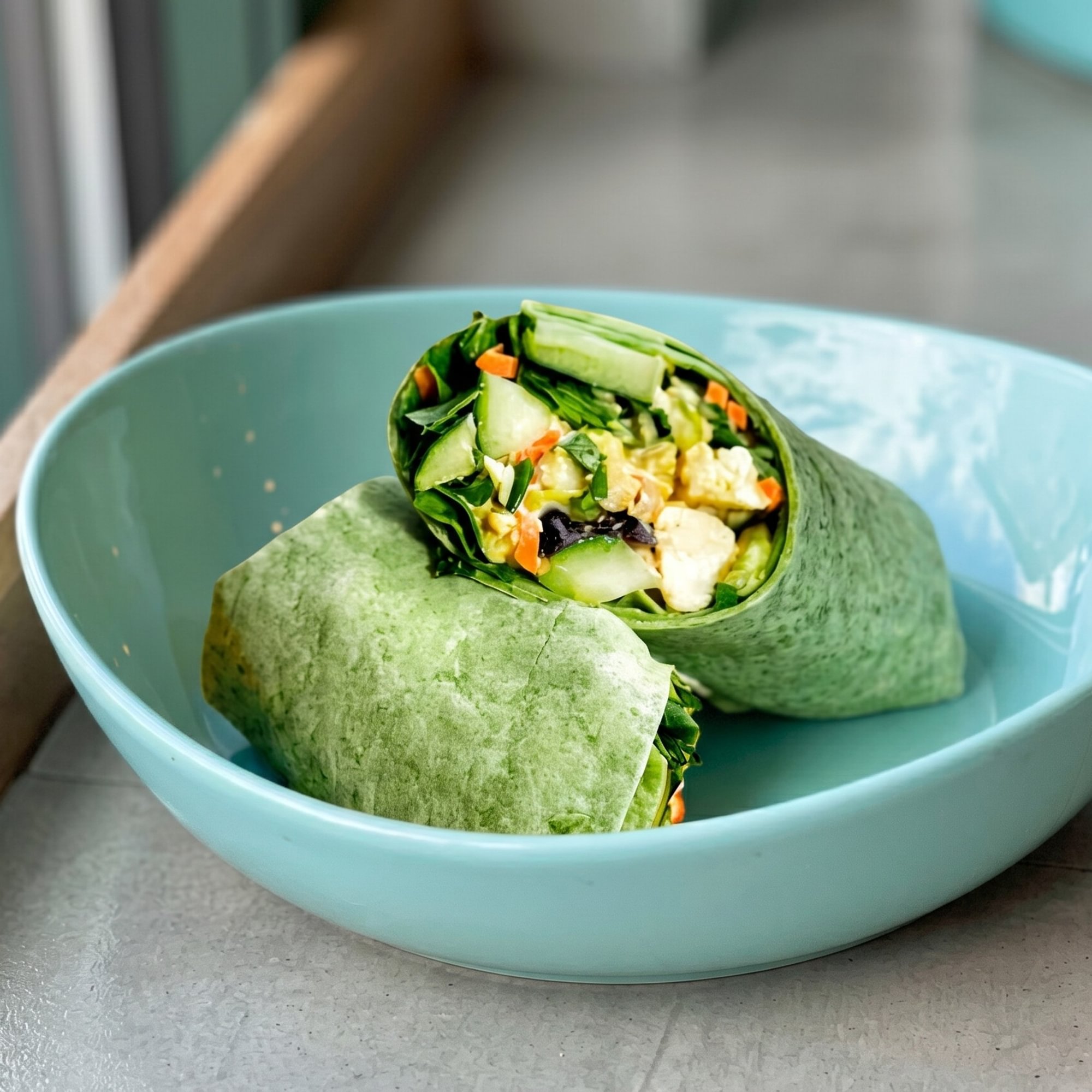 Curried Chicken Wrap