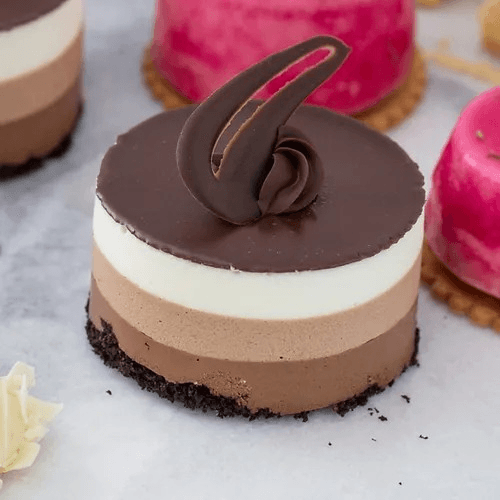 Triple Chocolate Mousse Tower-Individual