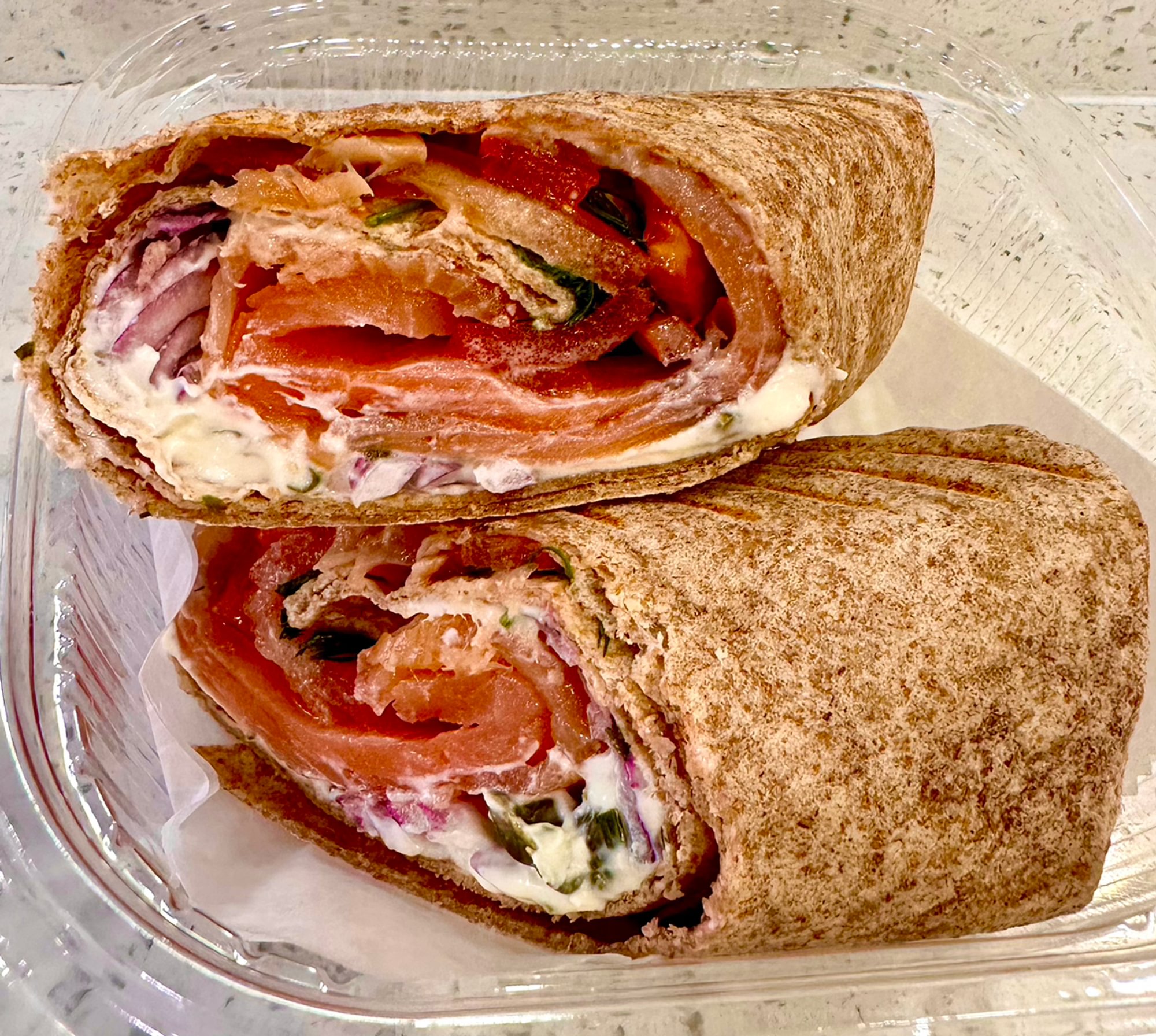 Lox Wrap Sandwich