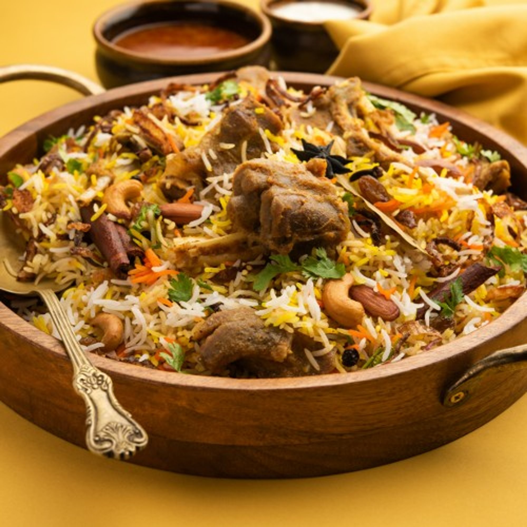 Goat Sukka Biryani