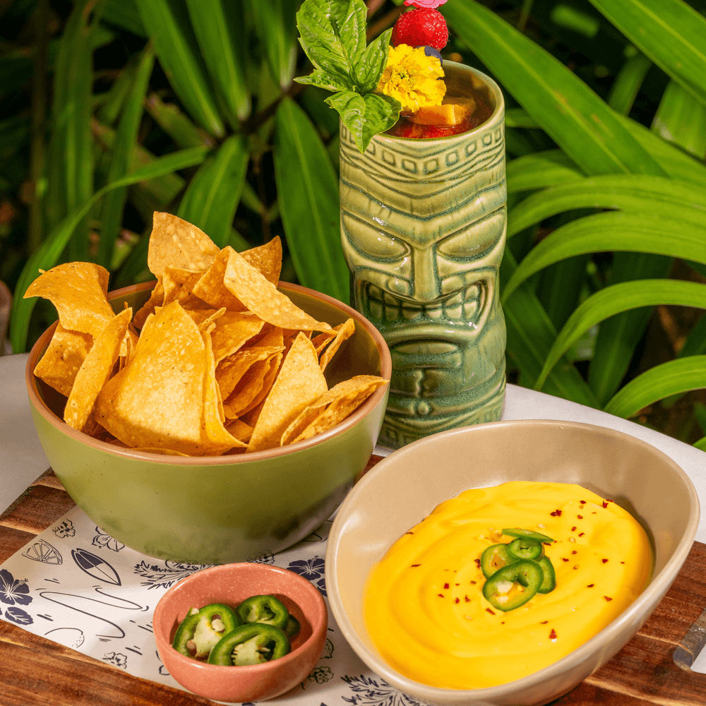 Mexican Queso N' Chips To Share