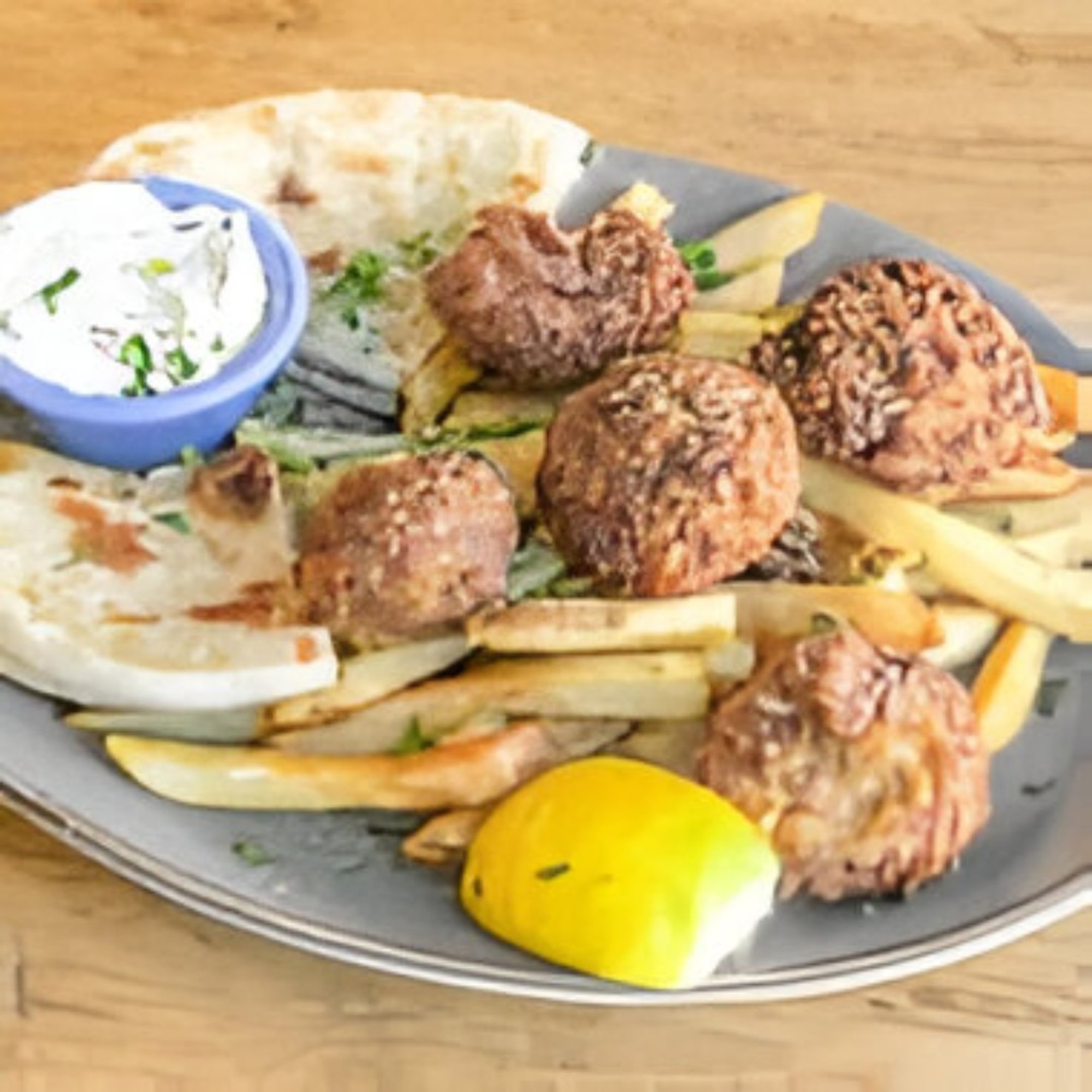 Zucchini Croquettes Platter