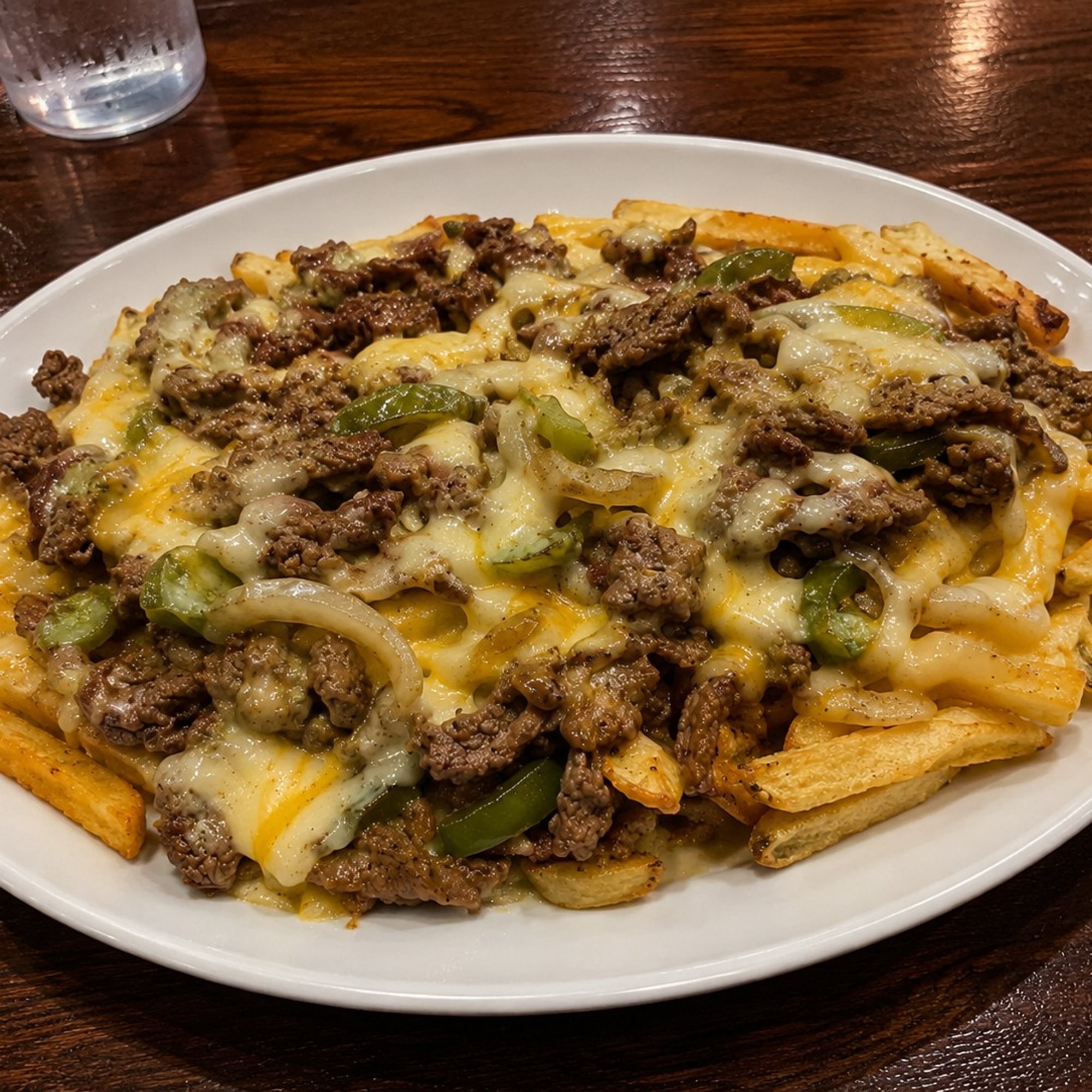 Cheesesteak Fries with Cheese