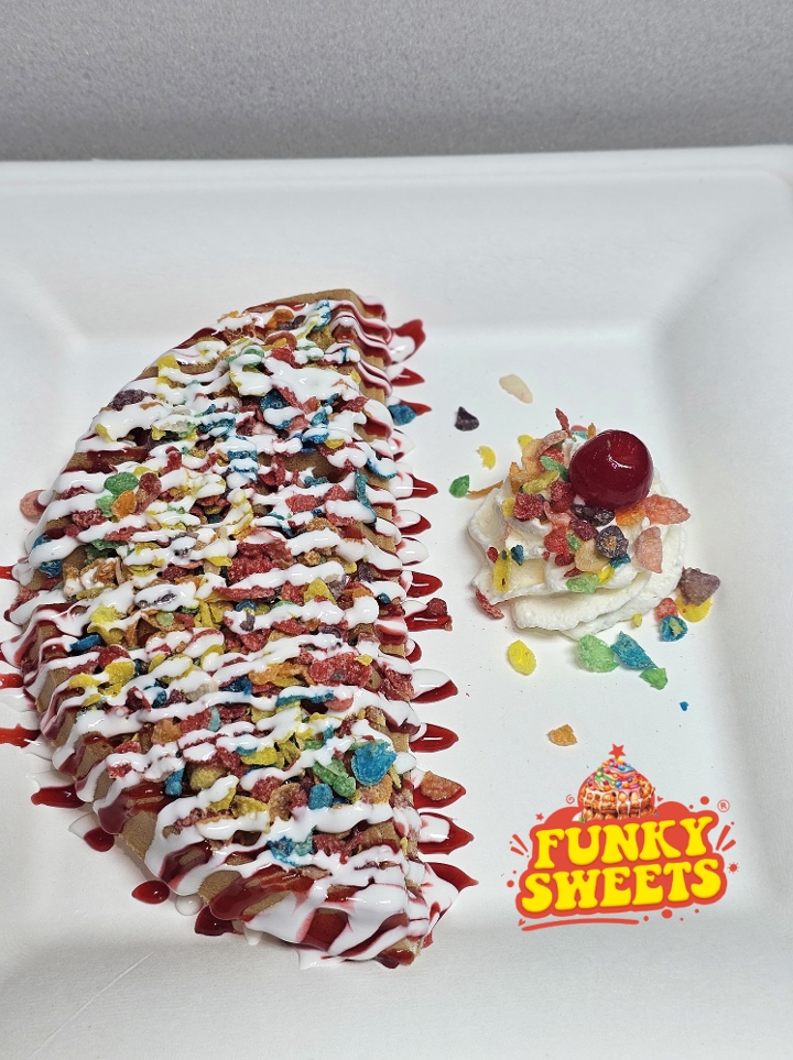 Fruity Pebble's Waffle