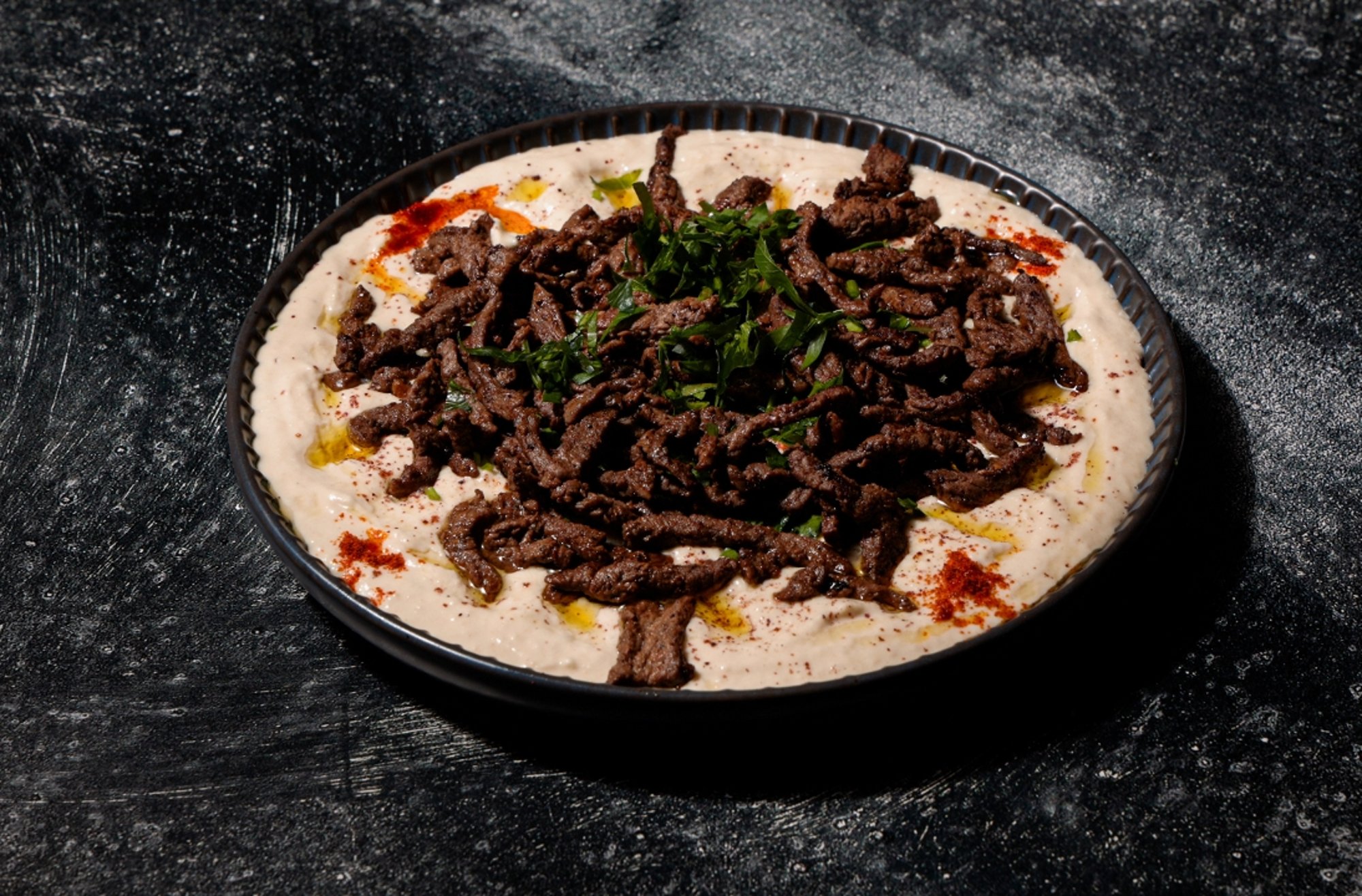 Beef Shawarma Hummus