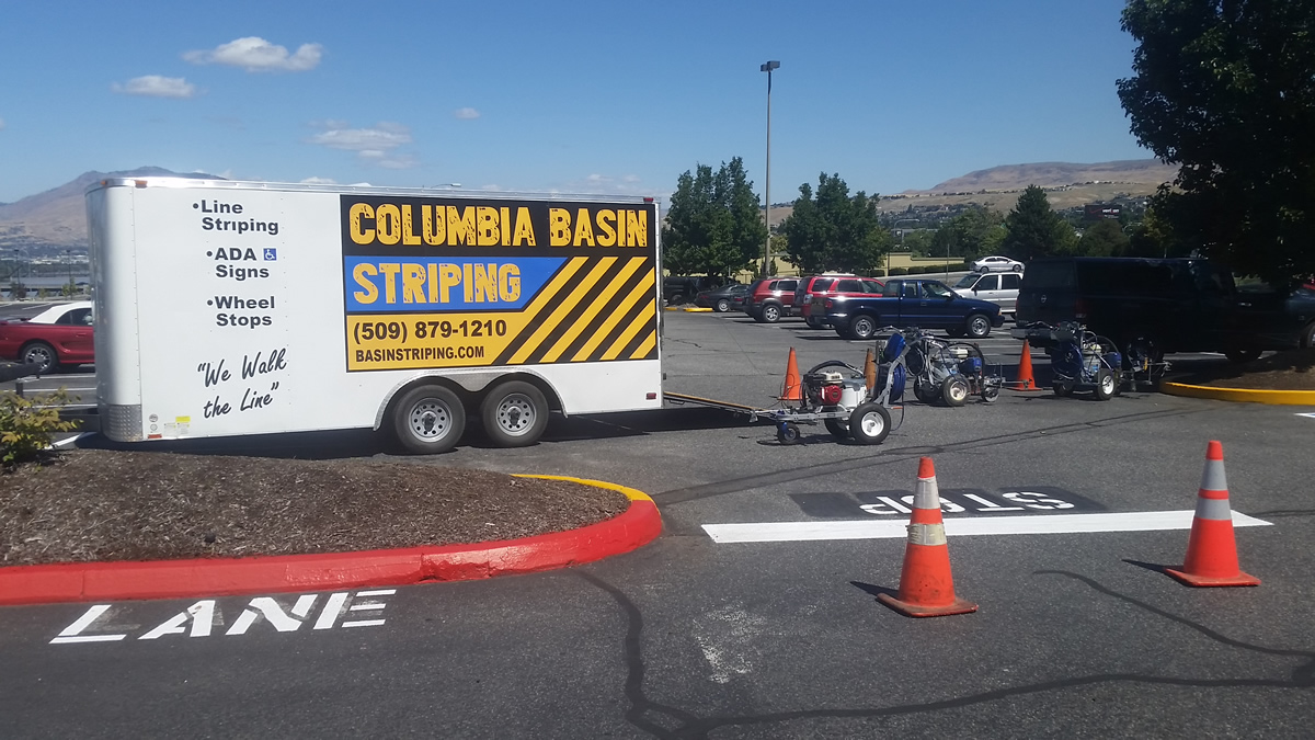 Columbia Basin Striping Image