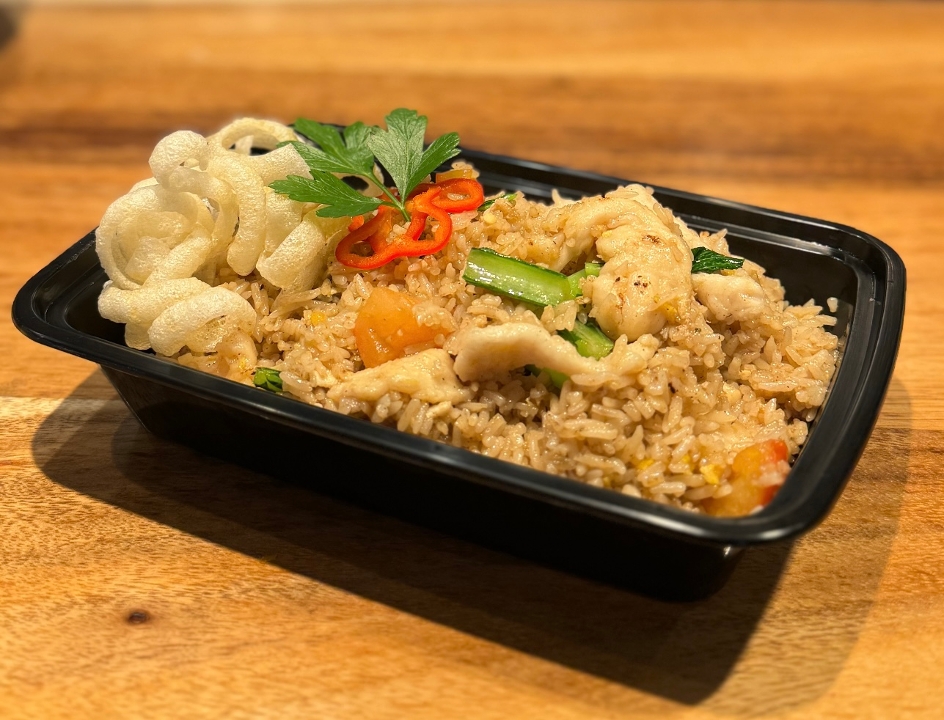 Fried rice chicken