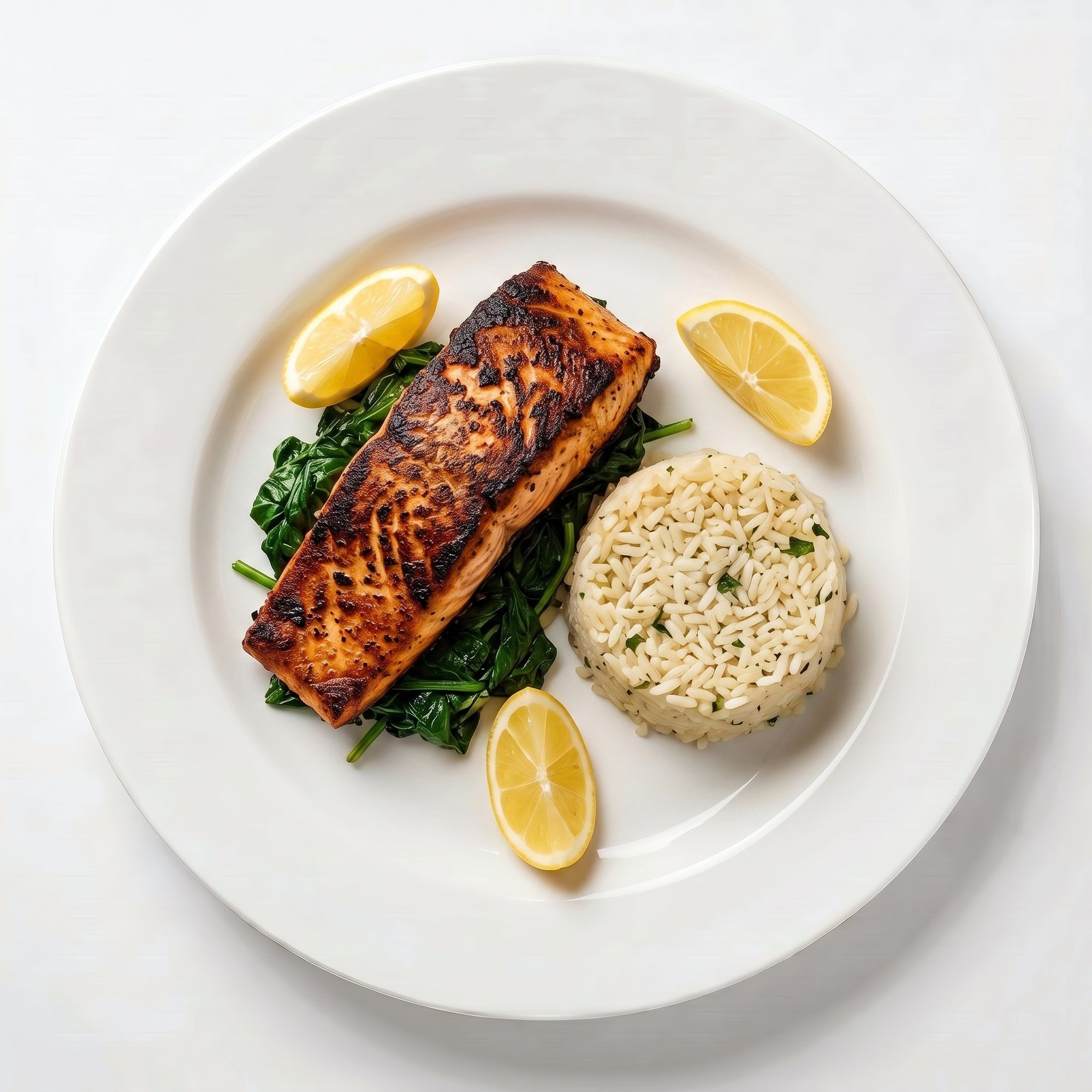 Blackened Salmon Lunch