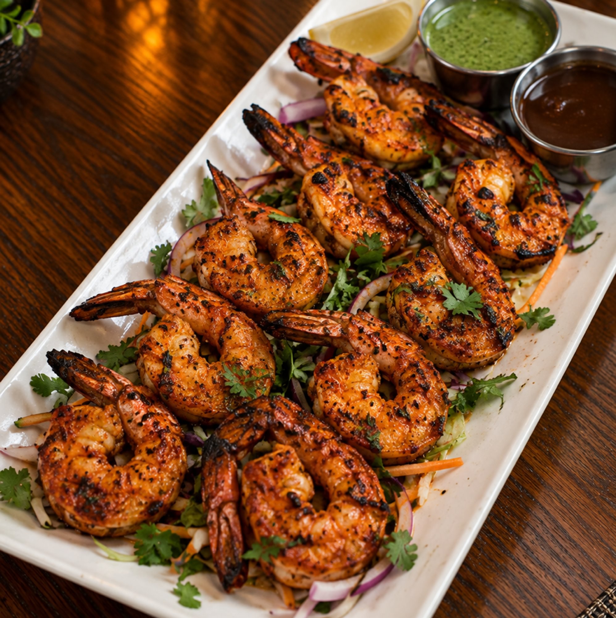 Smoked Tandoor Shrimp
